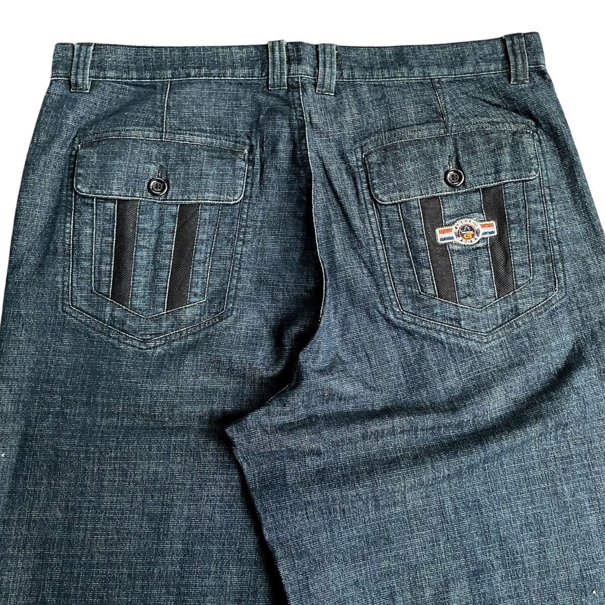 JNCO × Southpole × Vintage Crazy Vintage 2000s MWord Y2K Wide Jeans Baggy Pants Size US 34 / EU 50 - 4 Thumbnail