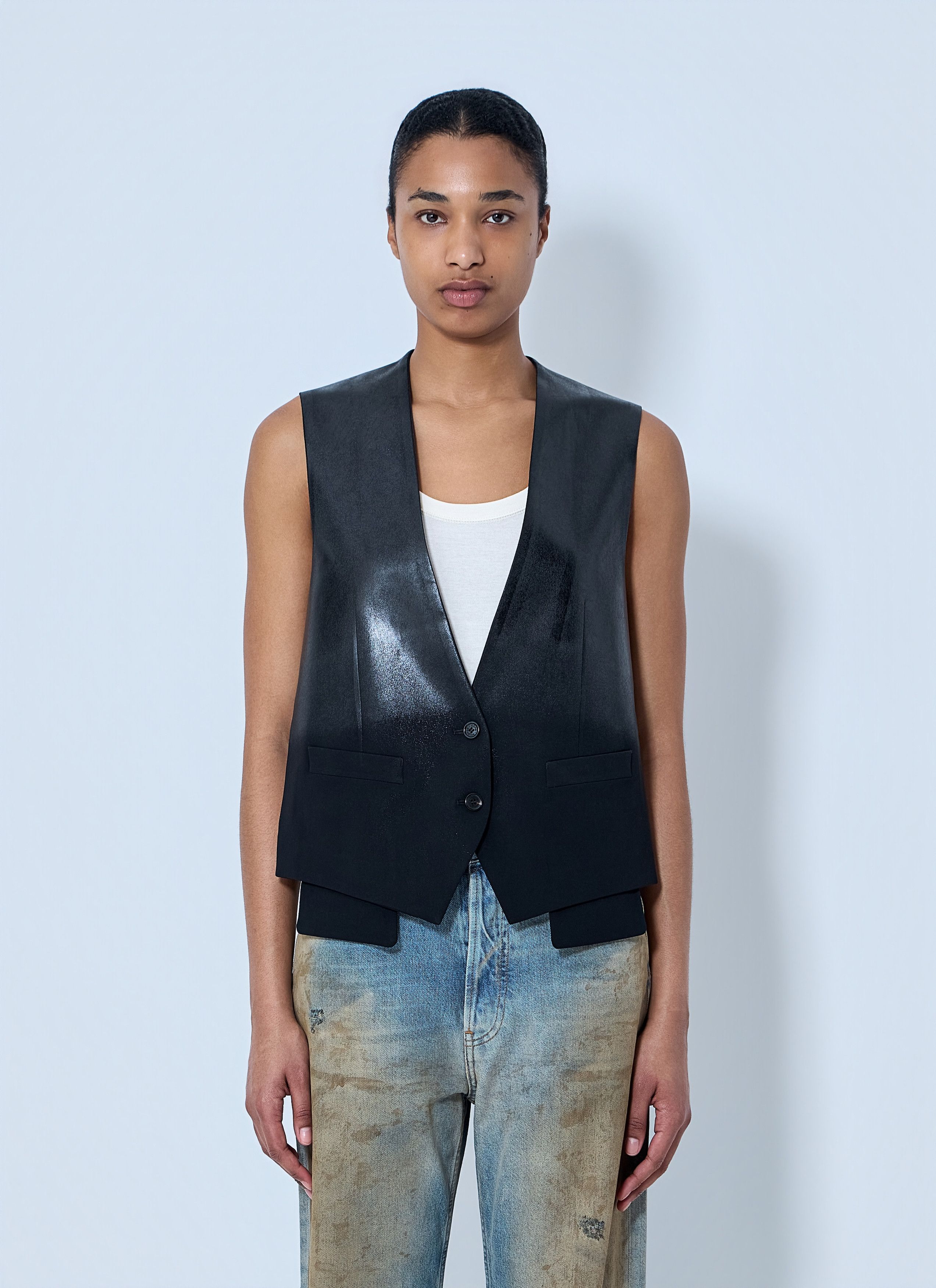 Acne Studios Tailored Sleeveless Waistcoat Size S / US 4 / IT 40 - 1 Thumbnail