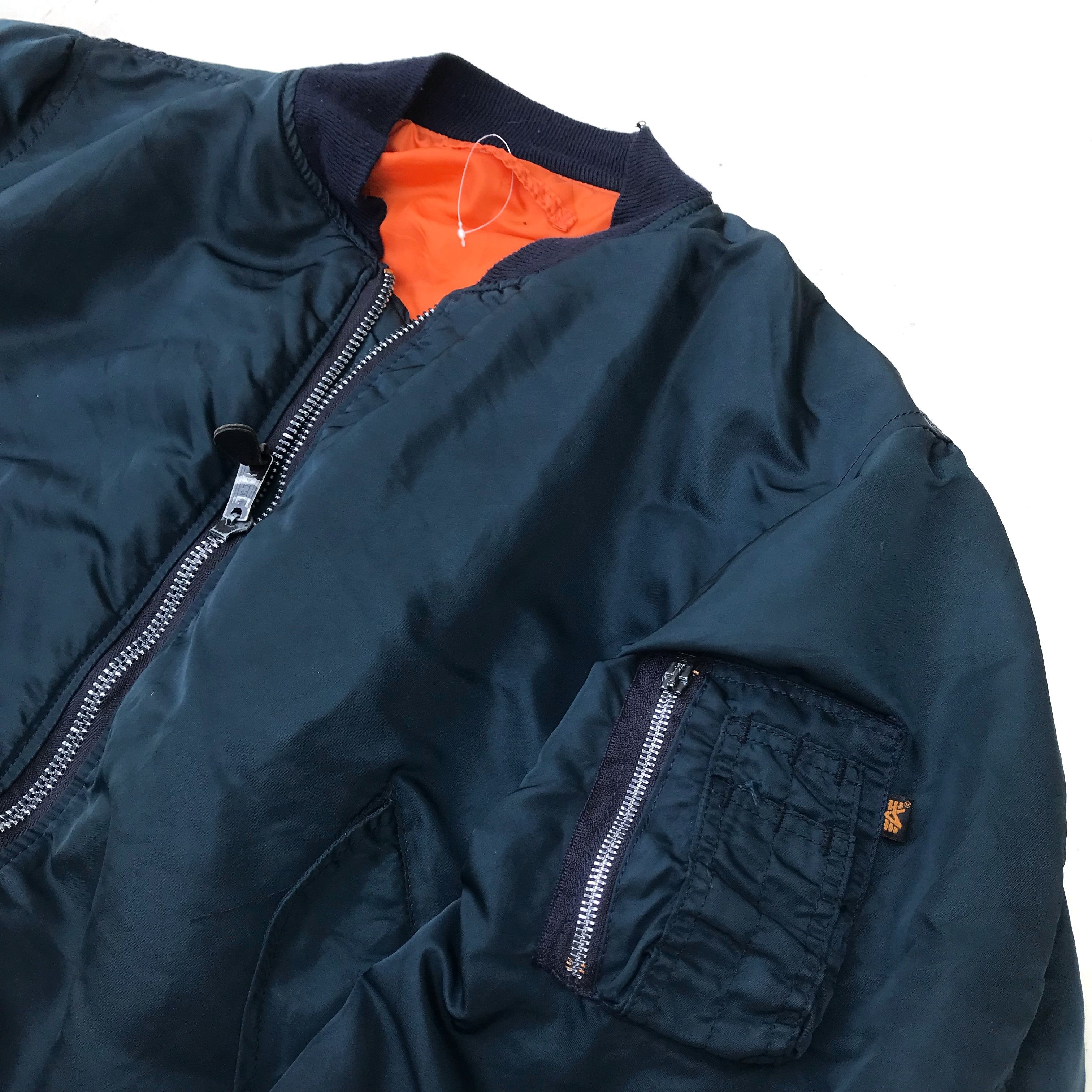 Alpha Industries Vintage Alpha Industries MA-1 Bomber Flight attendant Nato Size US XL / EU 56 / 4 - 3 Thumbnail