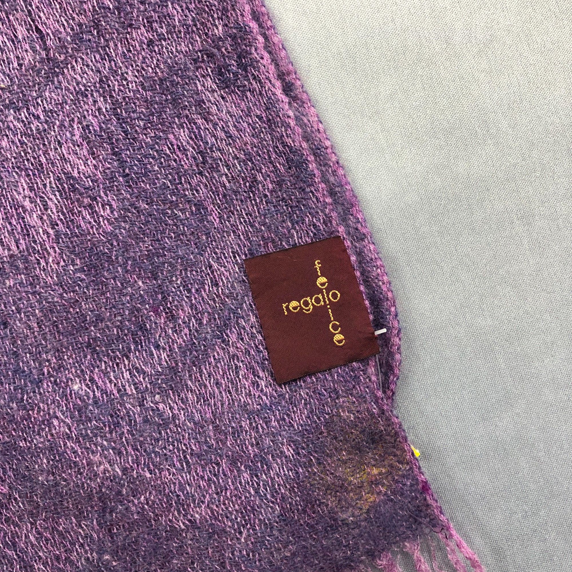Japanese Brand Vintage Felice Regalo Scarf Muffler Wool Cashmere Scarves Size ONE SIZE - 5 Thumbnail