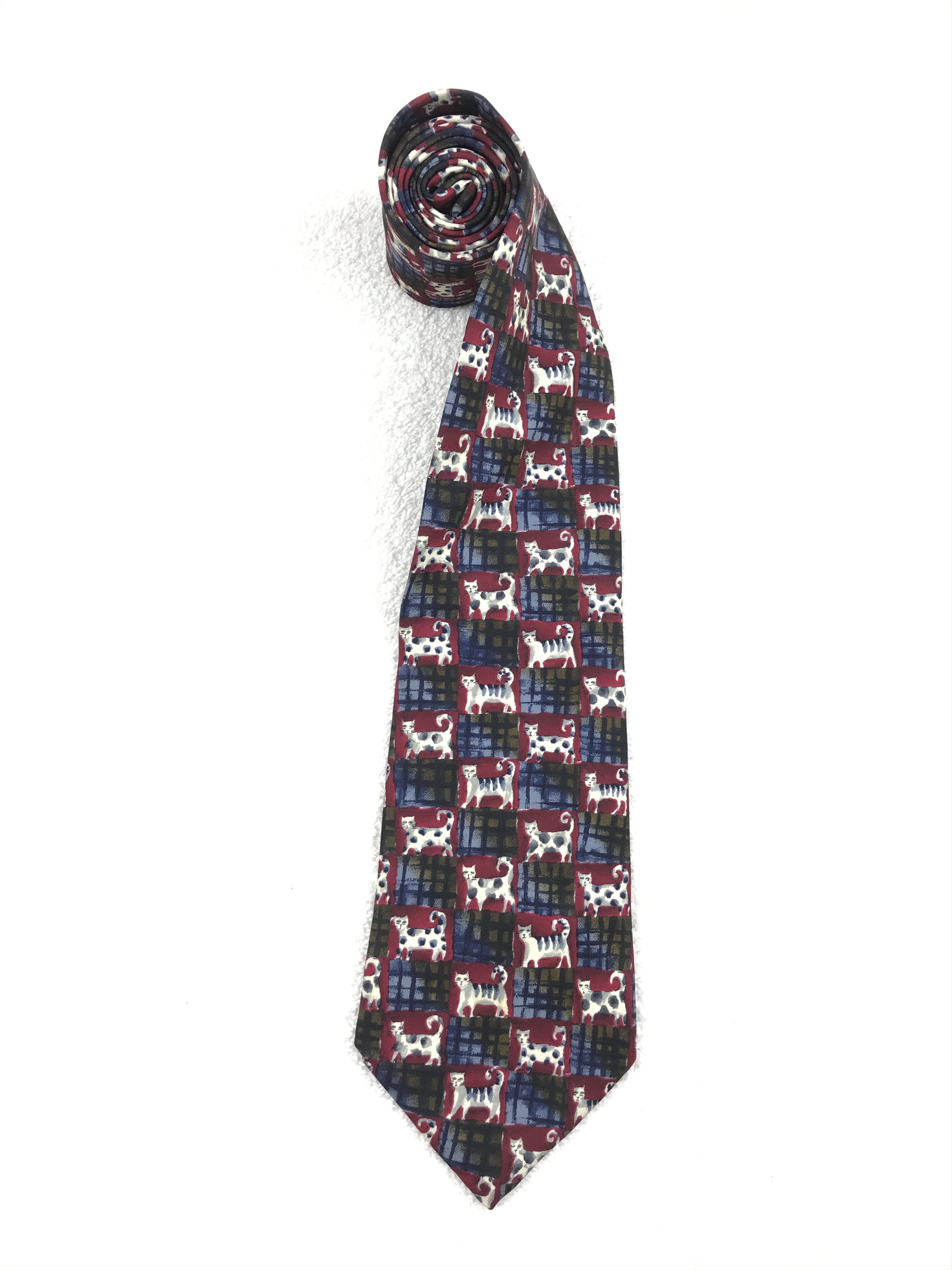 Alfred Dunhill × Vintage Vintage Dunhill by Ralph Lauren Silk Necktie Size ONE SIZE - 2 Thumbnail