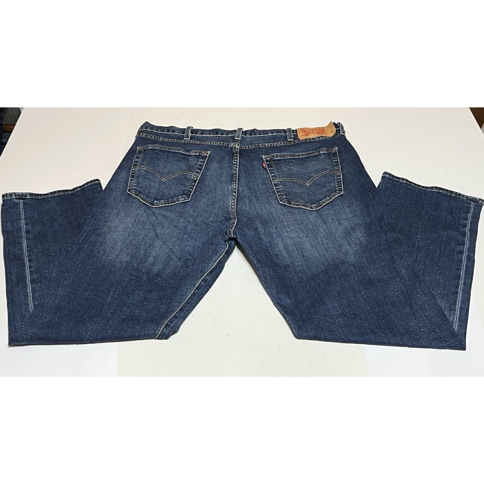 Levi's Levi's 501 Jeans Mens Regular 42x29 Button Fly Denim Straight Blue 5-Pocket Classic Size US 42 / EU 58 - 2 Thumbnail