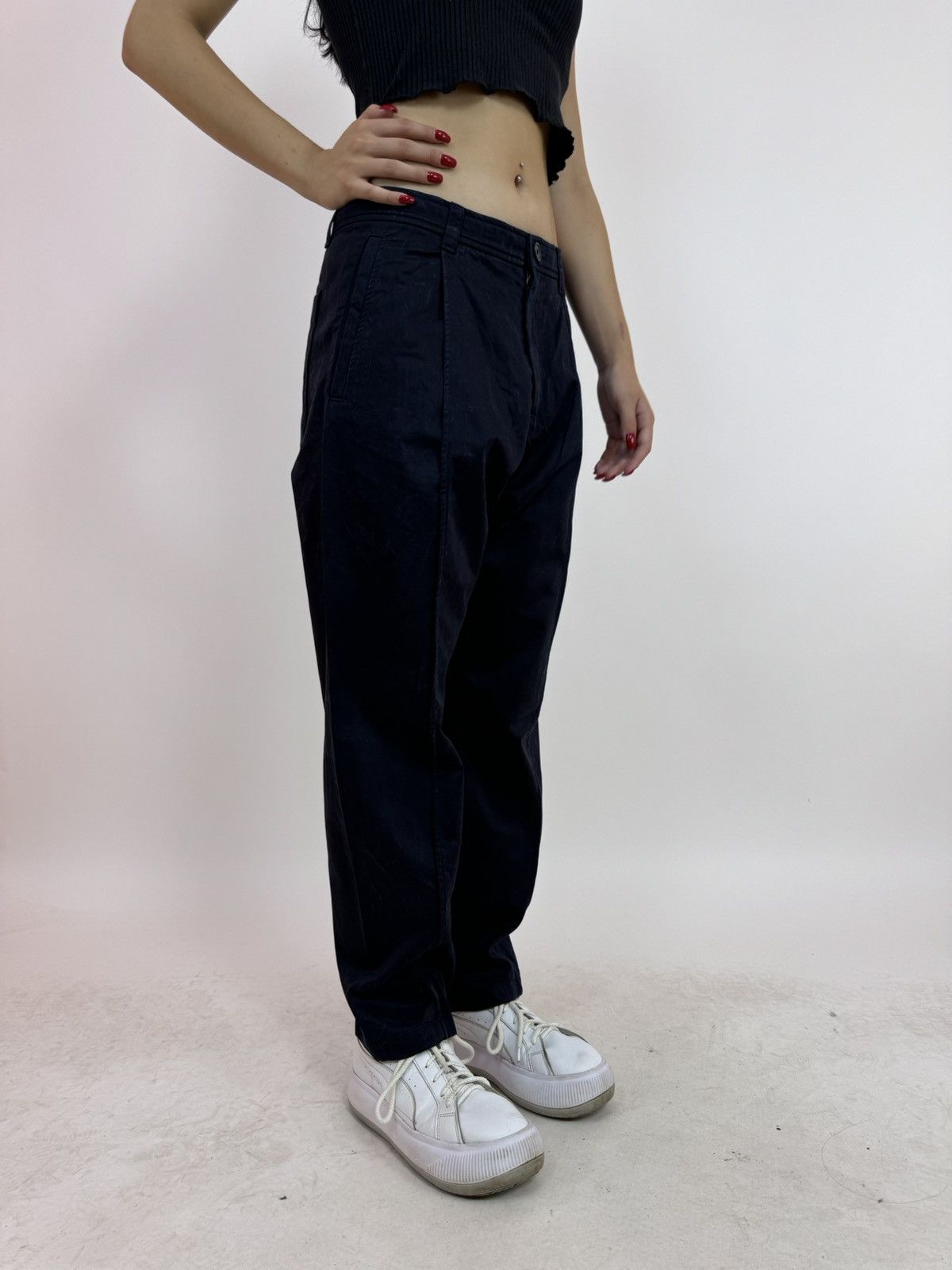 Cos × Japanese Brand COS pleated Trousers pants Womens size EUR 46 Size 30" / US 8 / IT 44 - 5 Thumbnail