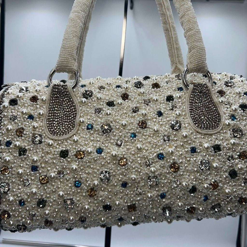 Vintage Vintage Addiction From a Distant Time Fully Beaded and Prong Set Rhinestone Bag Size ONE SIZE - 2 Thumbnail