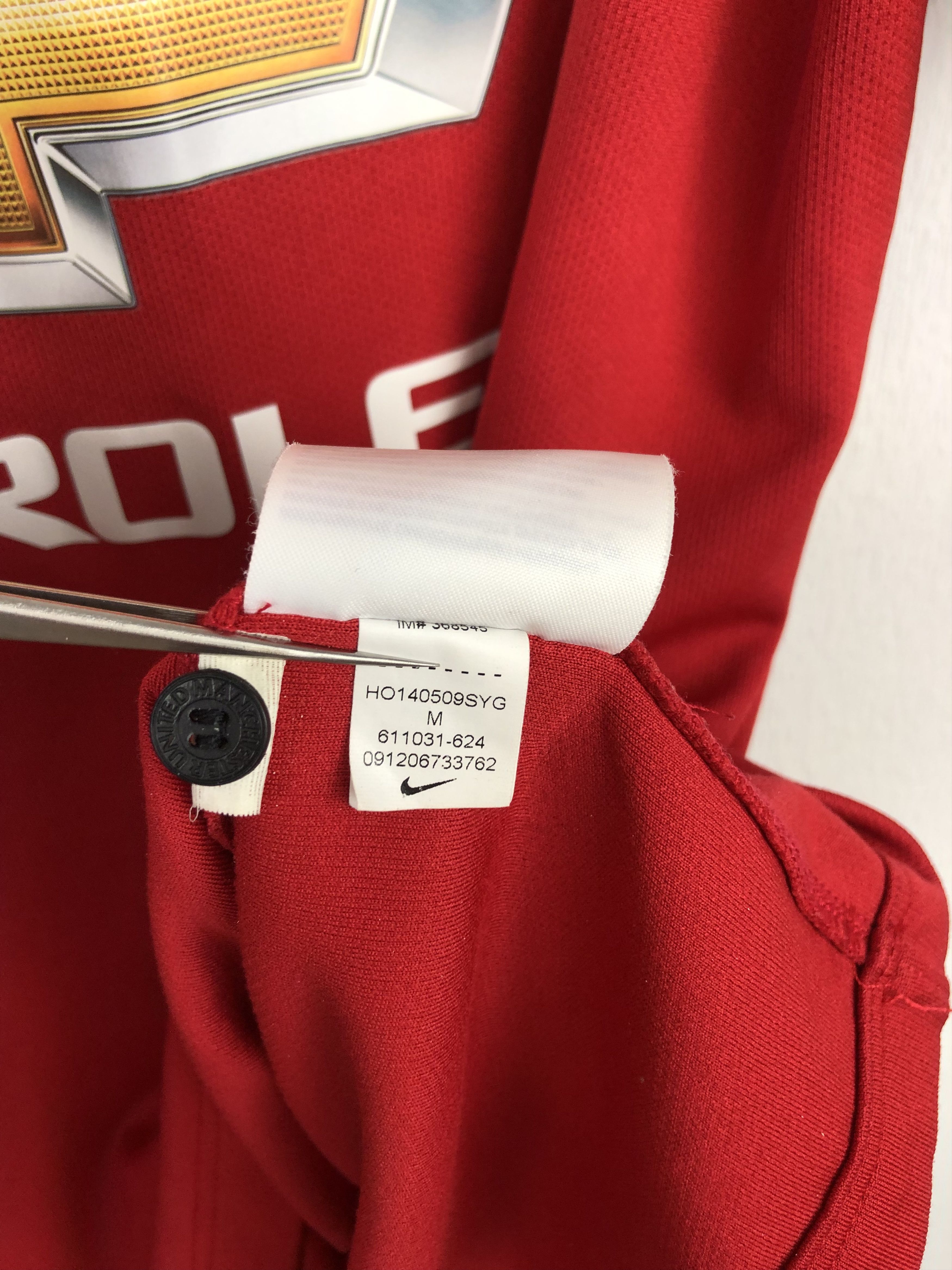 Nike Manchester United football shirt Soccer Nike Rooney Jersey Size US M / EU 48-50 / 2 - 11 Thumbnail