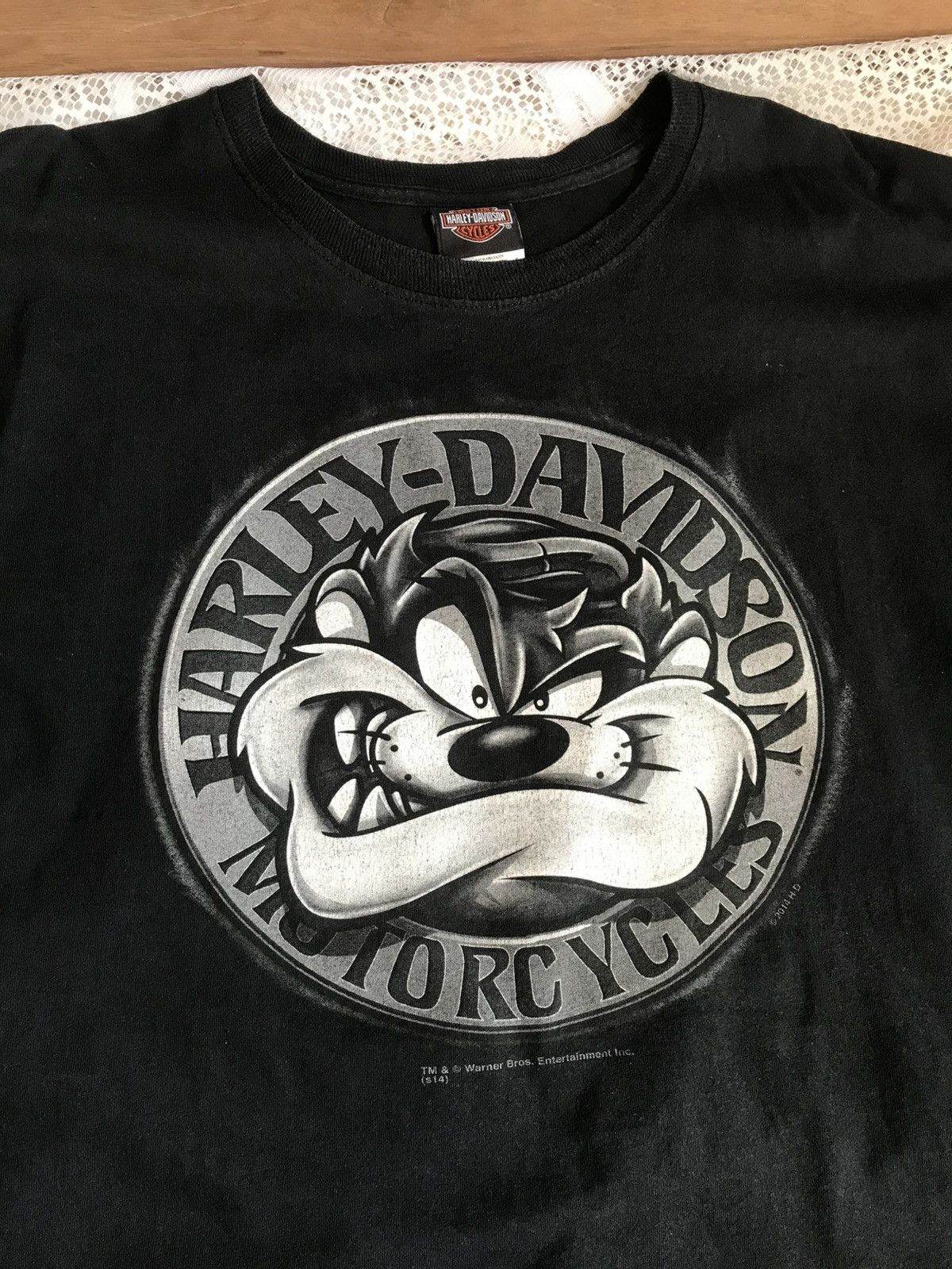 Harley Davidson × Vintage × Warner Bros Vintage 2014 Harley Davidson Warner Bros Size US XXL / EU 58 / 5 - 3 Thumbnail