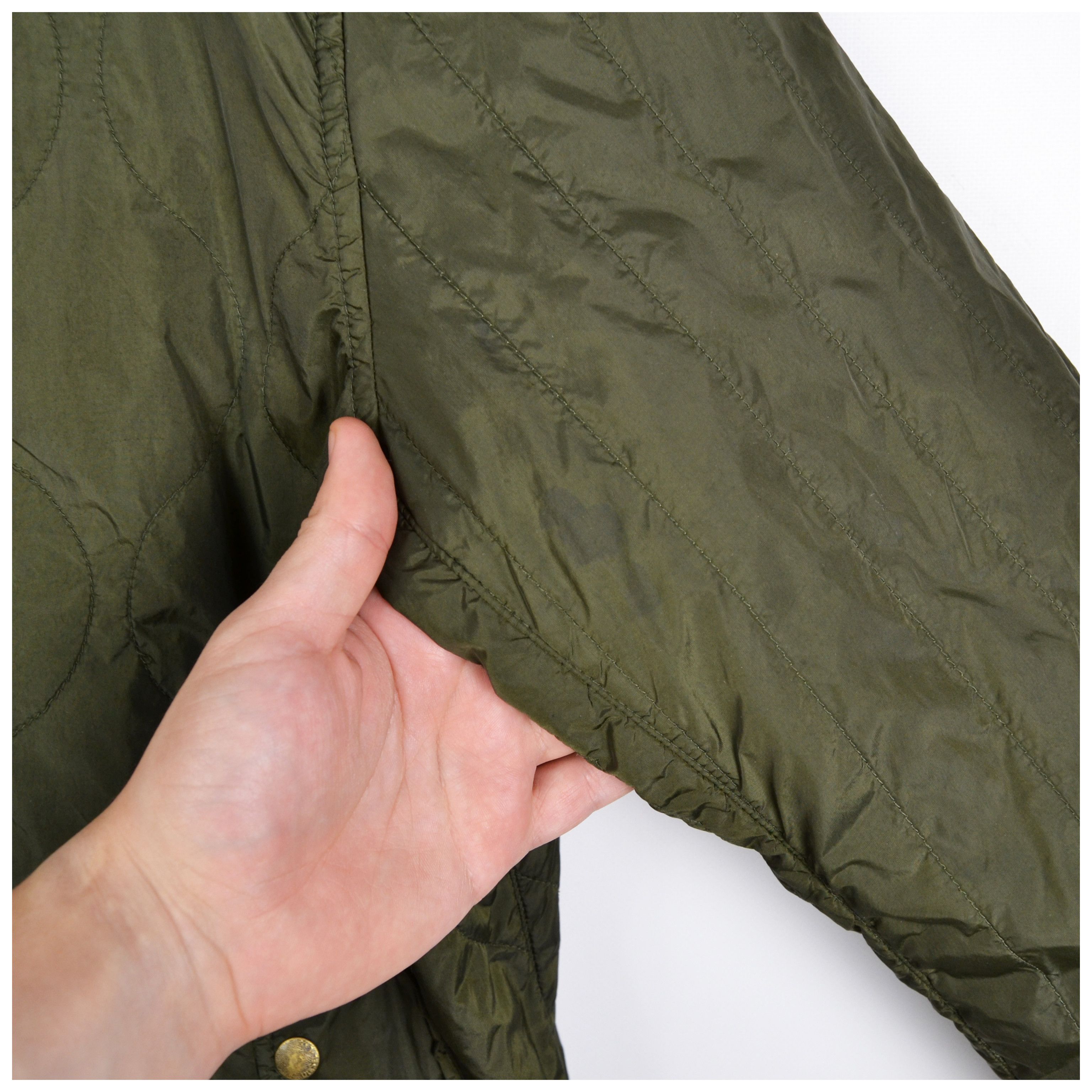 Diesel × Vintage Diesel Co Quilted Bomber Jacket Military Khaki Sz M/L Size US L / EU 52-54 / 3 - 9 Thumbnail