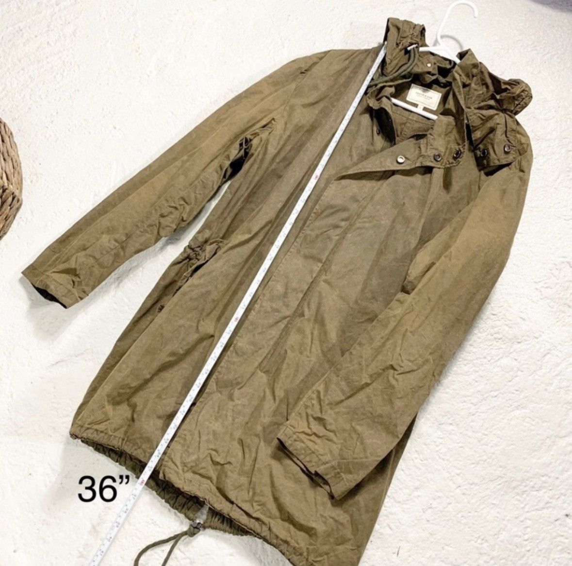 Frank & Oak Frank & Oak Hooded Anorak Jacket Parka Raincoat Forest Green Size US L / EU 52-54 / 3 - 3 Thumbnail