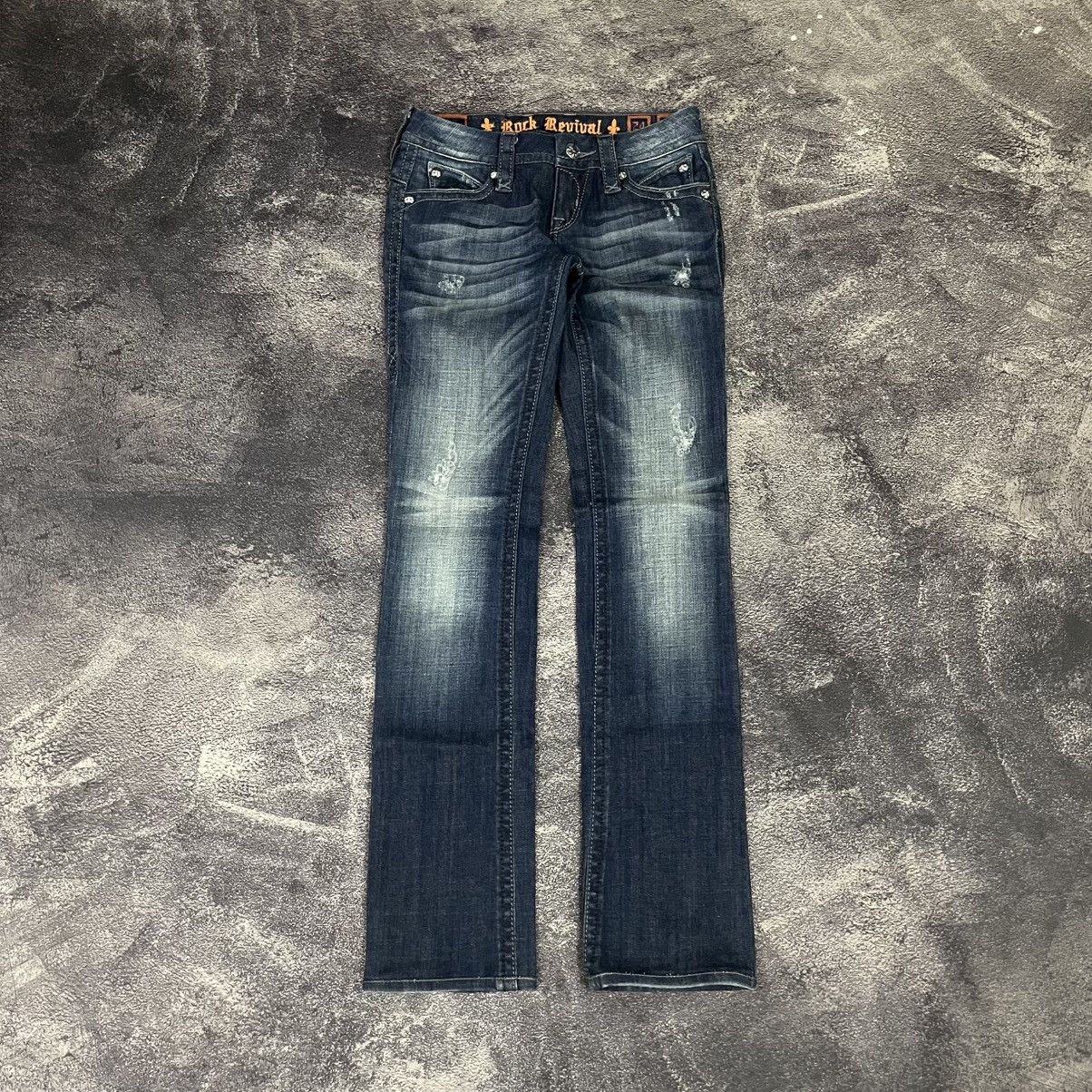 If Six Was Nine × Le Grande Bleu (L.G.B.) × Rock Revival Rock revival jeans pants Size 29" - 2 Thumbnail