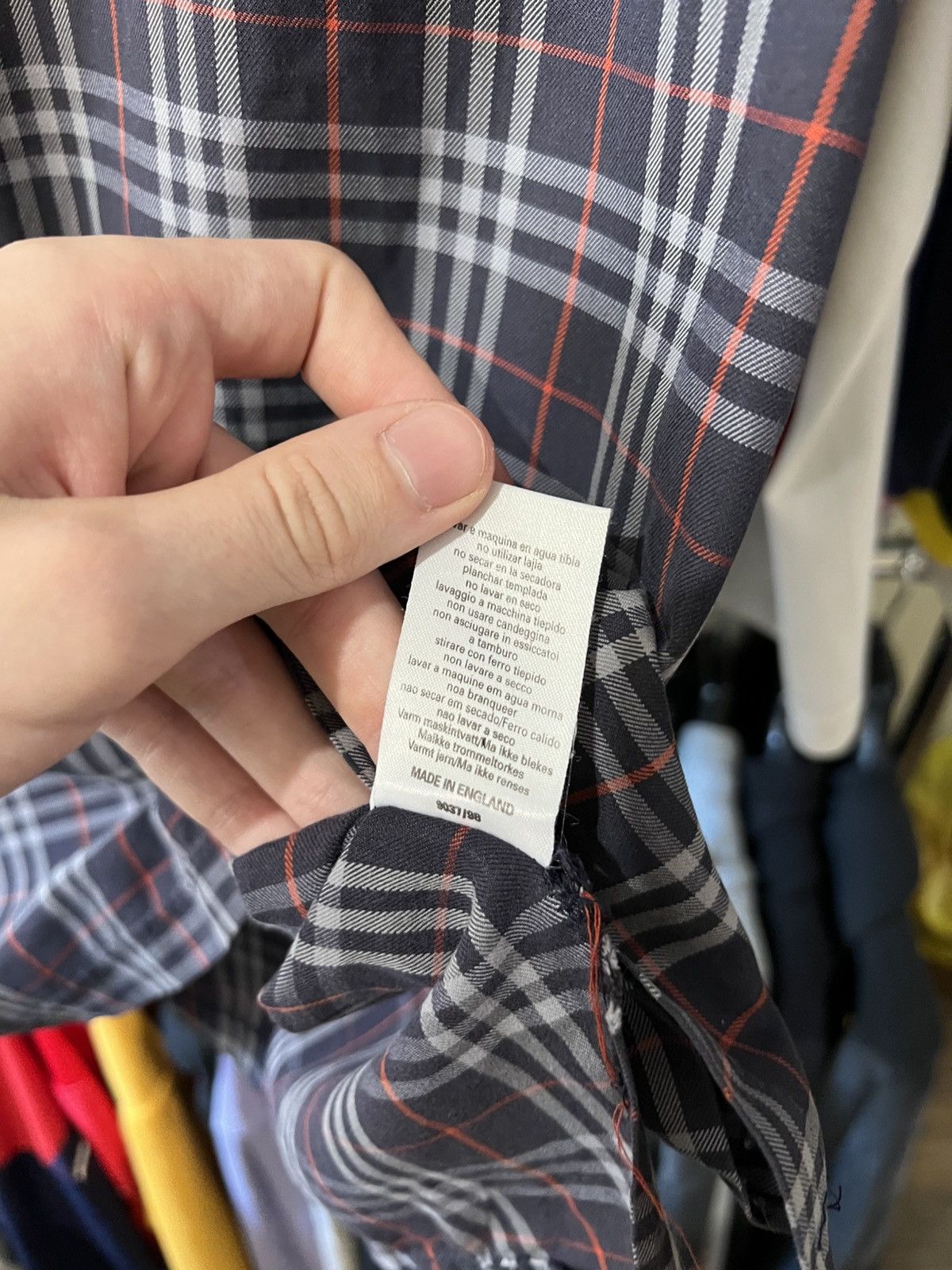 Burberry VINTAGE BURBERRY’S CHECKERED POLO SHIRT AOP NOVA CHECK SZ M Size US M / EU 48-50 / 2 - 8 Thumbnail