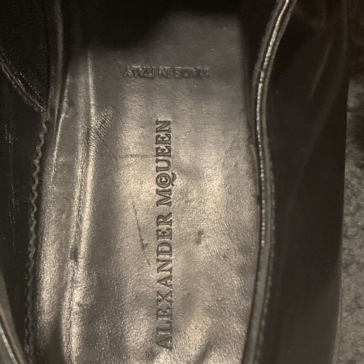 Alexander McQueen ALEXANDER MCQUEEN BLACK DERBY SHOES Size US 12 / EU 45 - 12 Thumbnail