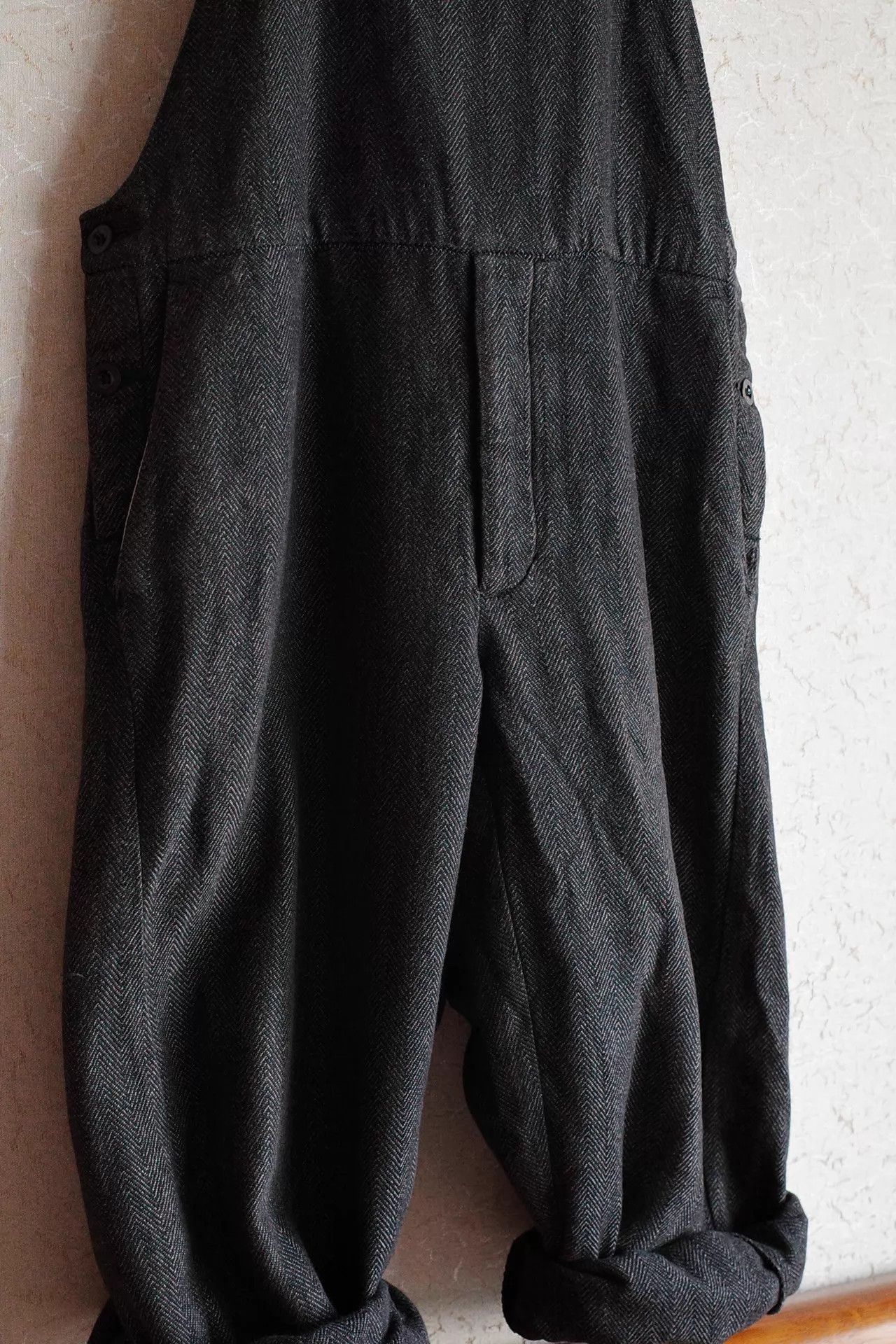 Garment Reproduction of Workers GRoW 00s Thick Cotton Herringbone Overalls Size US 32 / EU 48 - 5 Thumbnail