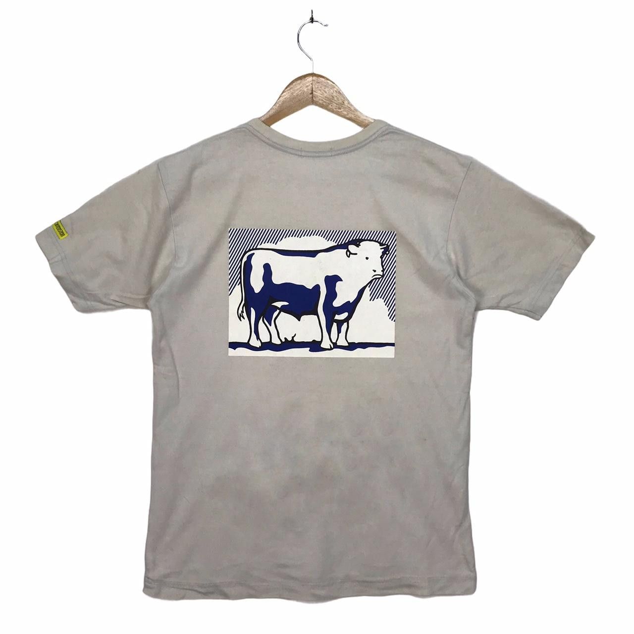Vintage Vtg ROY LICHTENSTEIN Pop Art Round Neck T-Shirt Big Logo Size US M / EU 48-50 / 2 - 3 Thumbnail