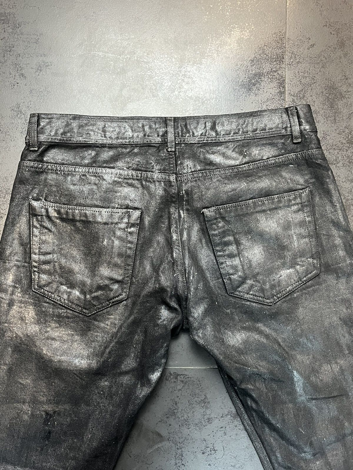 Rick Owens Drkshdw Rick owens drkshdw olmar & mirta waxed denim Size US 31 - 4 Thumbnail
