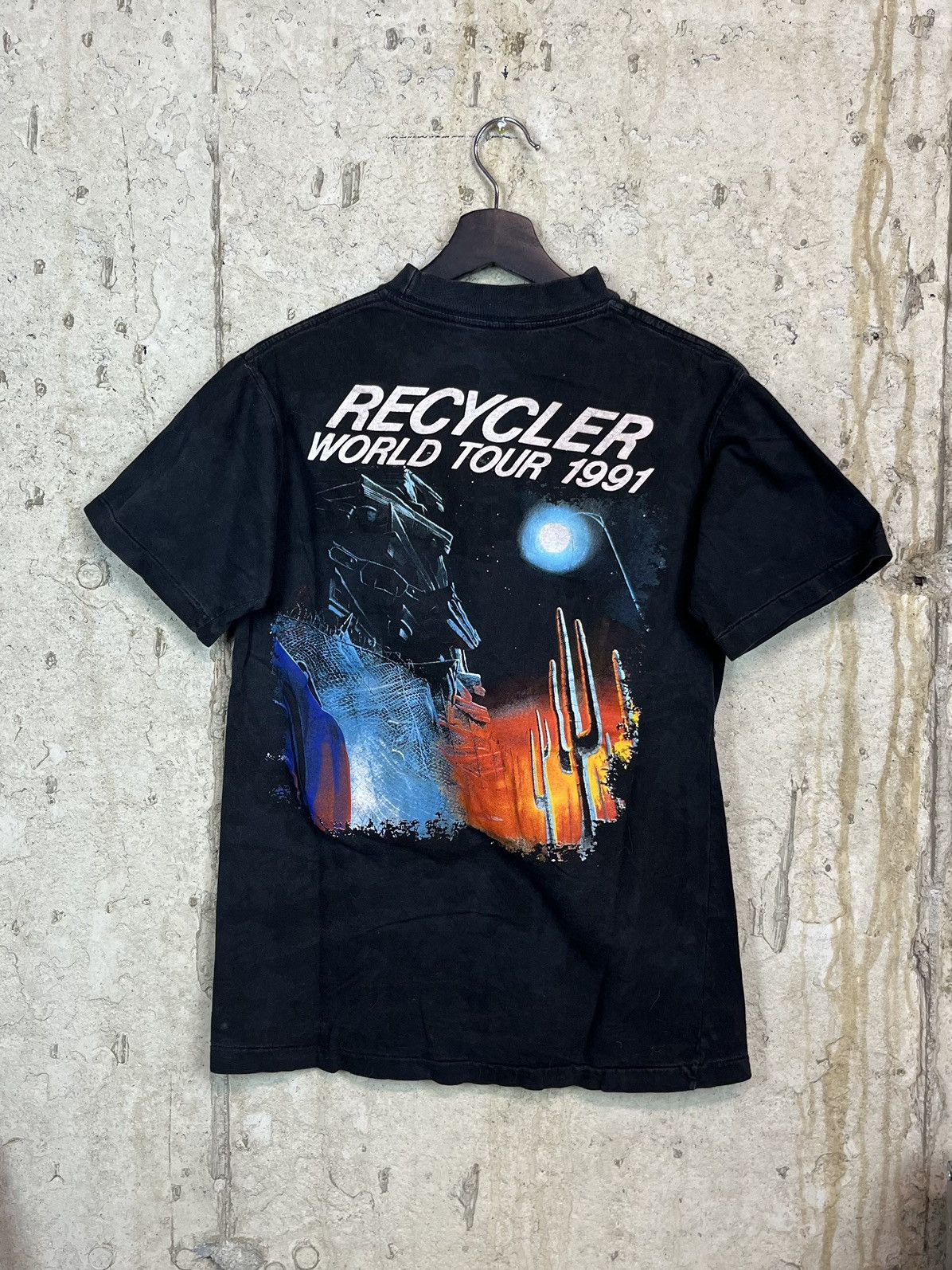 Band Tees × Vintage Vintage 1990 ZZ Top Recycler Tour T-Shirt Rock Blues Size US M / EU 48-50 / 2 - 2 Thumbnail