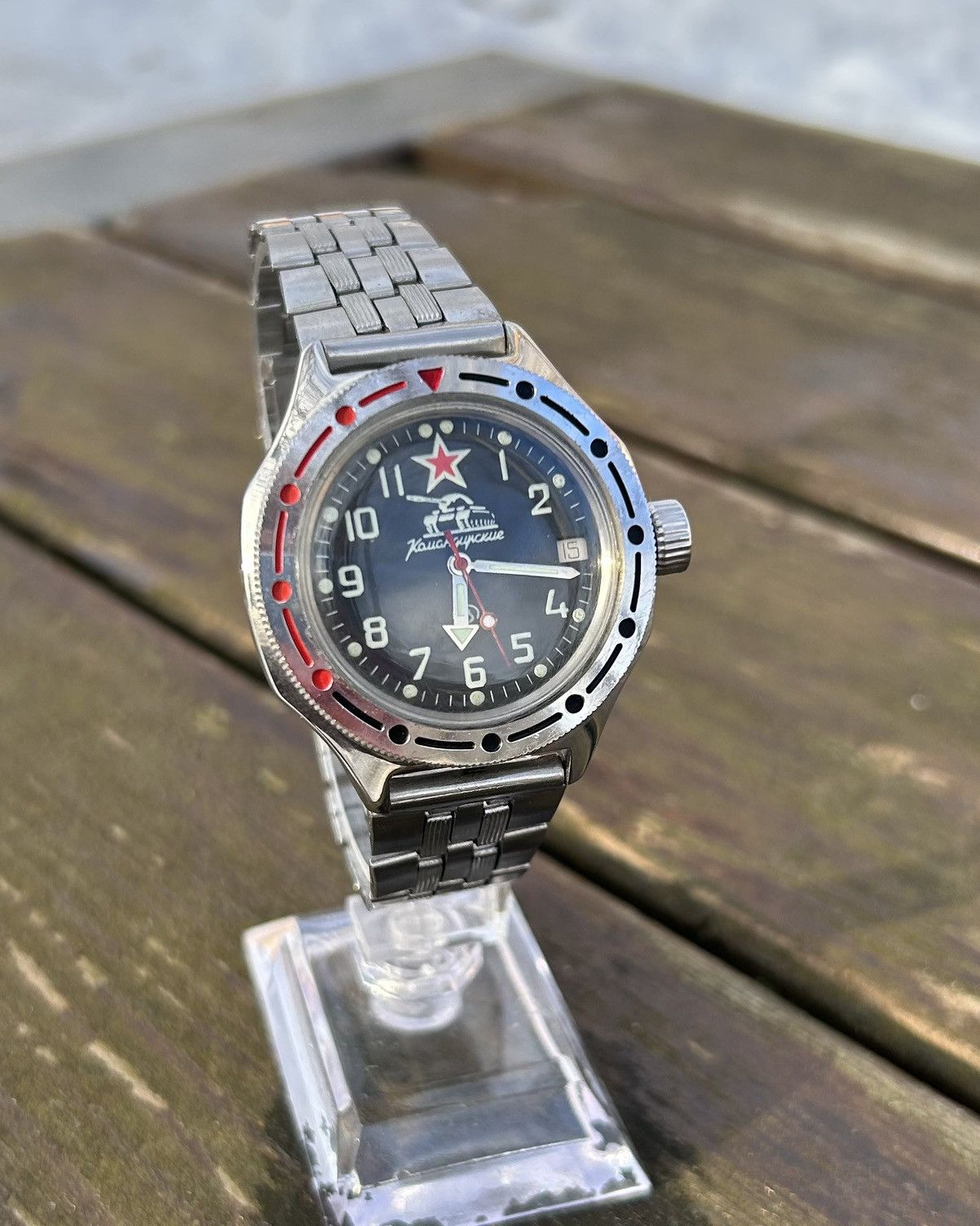 Vintage Vintage Watch Soviet USSR Mechanical Wostok Tank 1980’s Size ONE SIZE - 9 Thumbnail