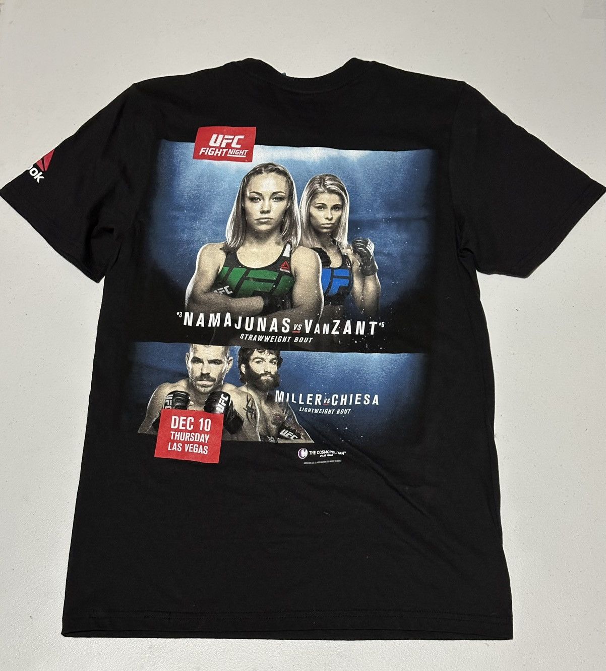 UFC UFC FightNight 80 Las Vegas Namajunas vs Van Reebok T-shirt Size US S / EU 44-46 / 1 - 1 Thumbnail
