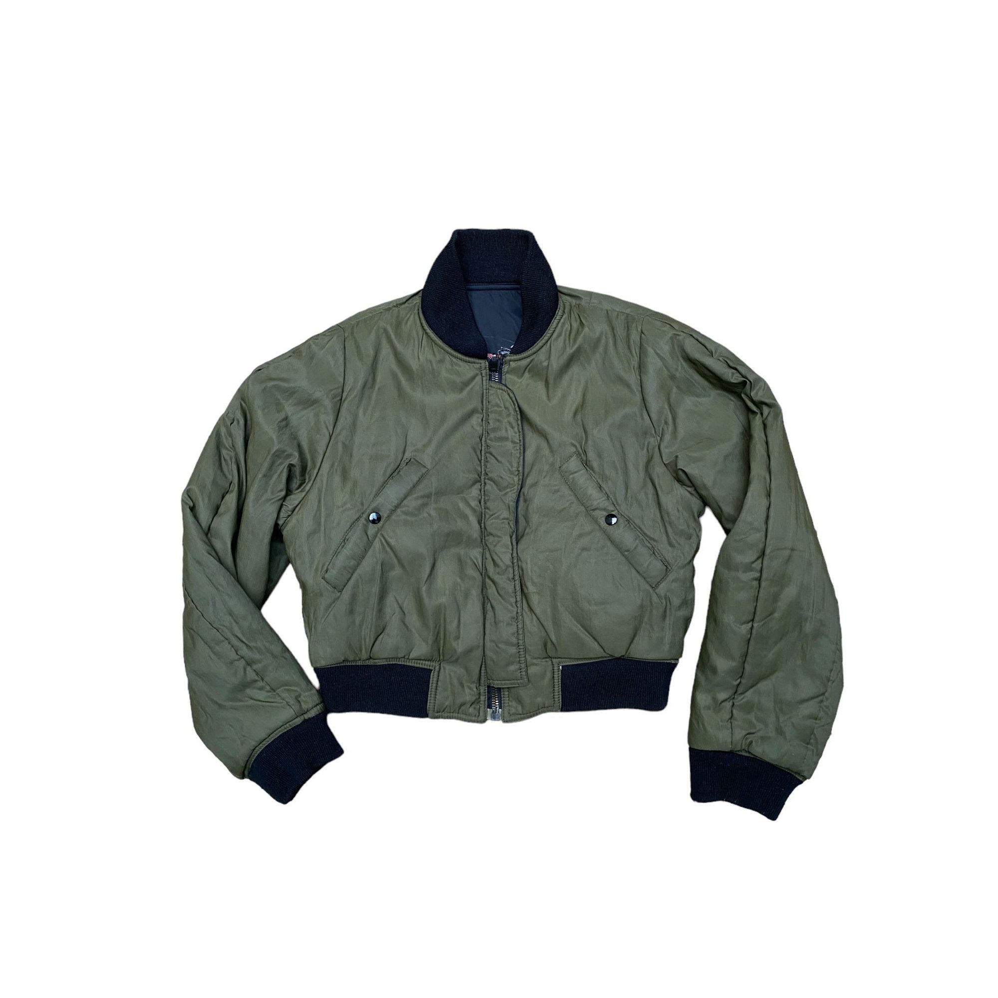 Jean Paul Gaultier Vintage Reversible Cropped Bomber Jacket Size US S / EU 44-46 / 1 - 2 Thumbnail