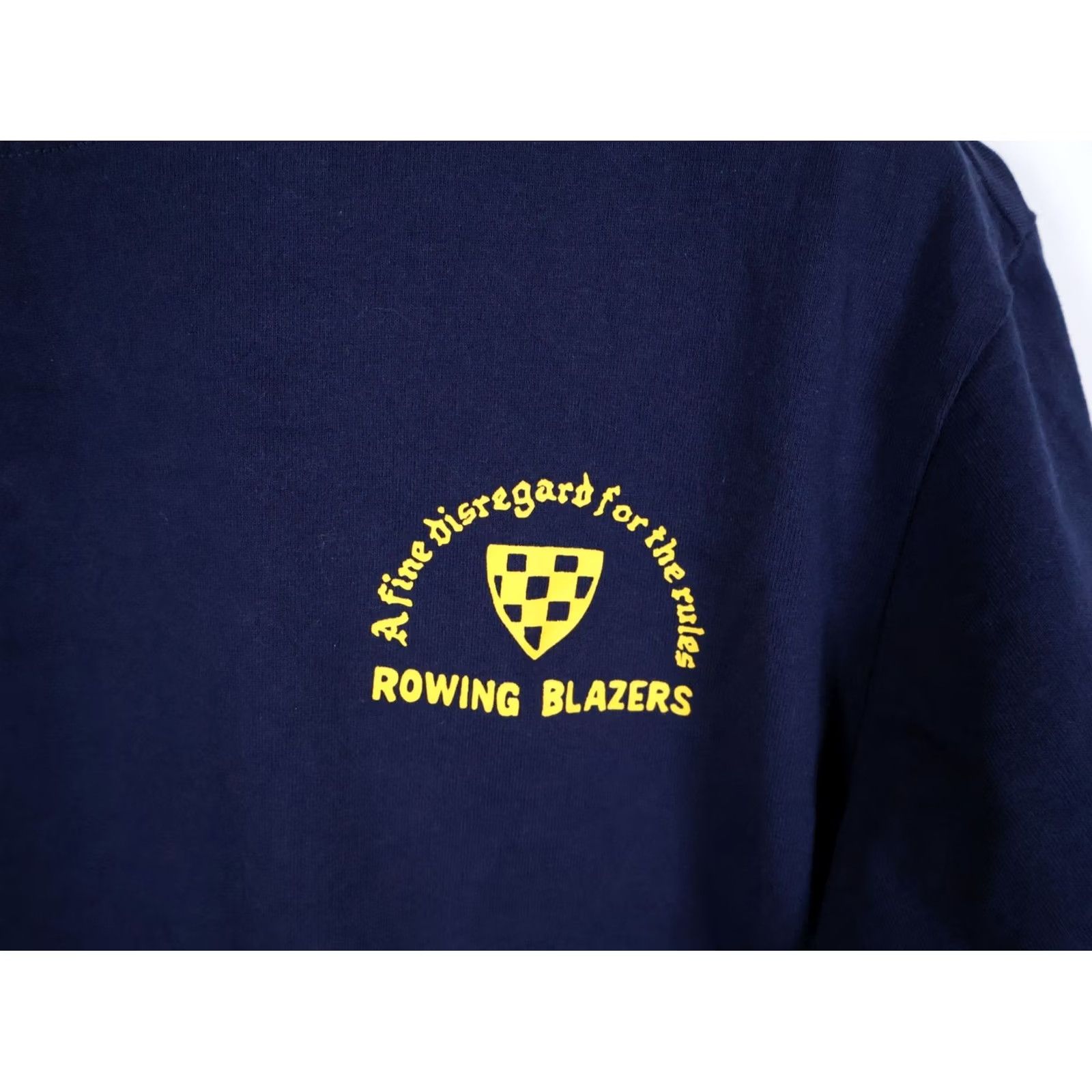 Rowing Blazers Rowing Blazers x Target T-Shirt Men Medium Dark Blue Disregard Rules Slogan Graphic Print Short Sleeve Crew Neck Cotton Size US M / EU 48-50 / 2 - 7 Thumbnail