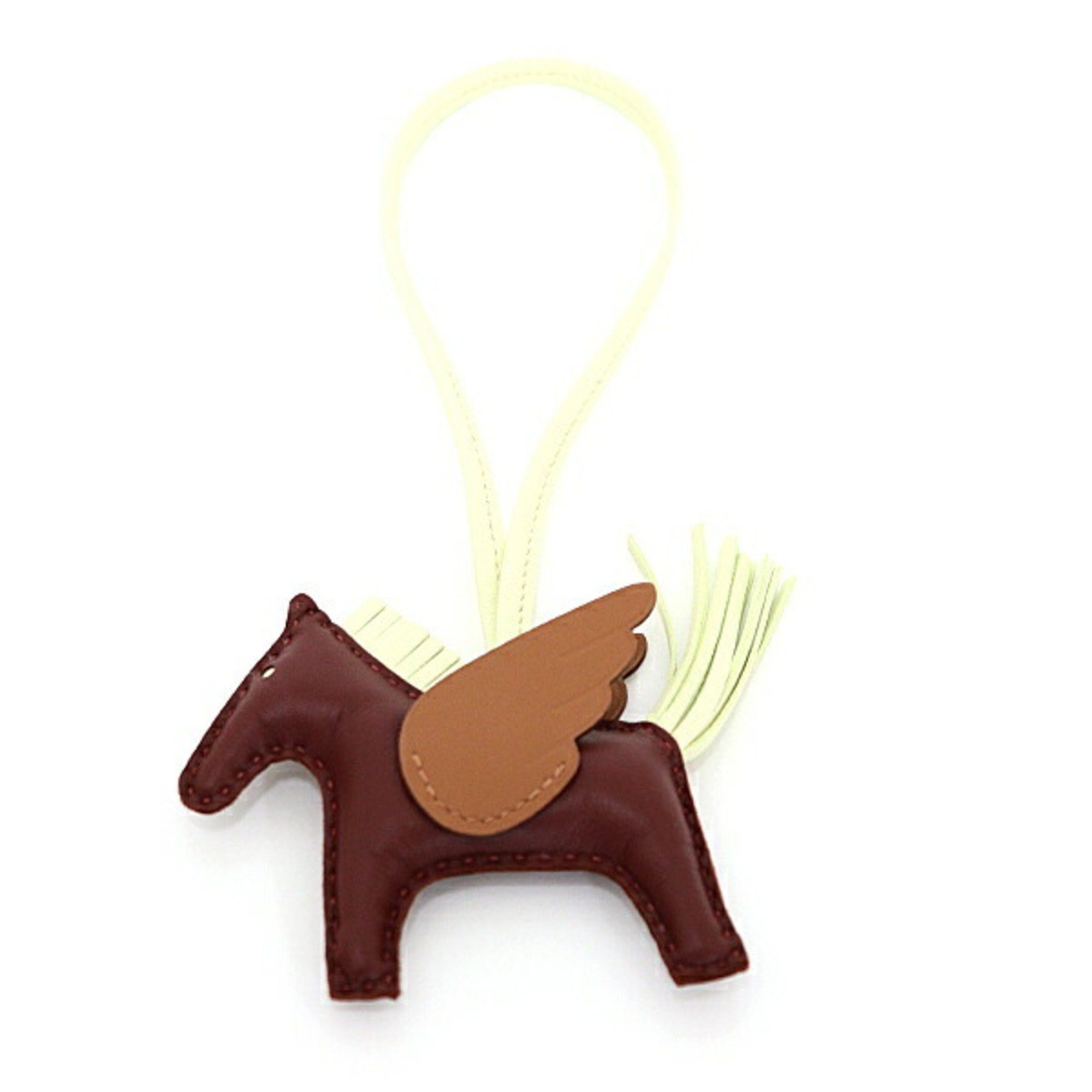 HERMES Rodeo Pegasus PM Rouge Ash/Jaune Milton/Gold Anjou Milo/Swift Unused F-04650