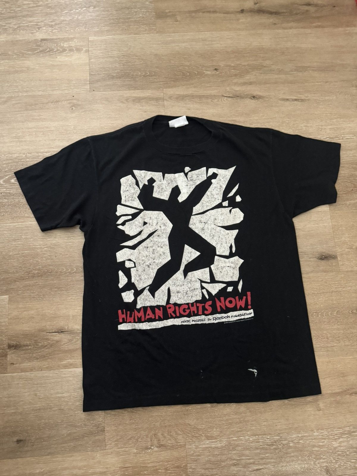 Reebok Human Rights Now! Reebok 1988 World Tour Concert Tee Large Size US L / EU 52-54 / 3 - 6 Thumbnail