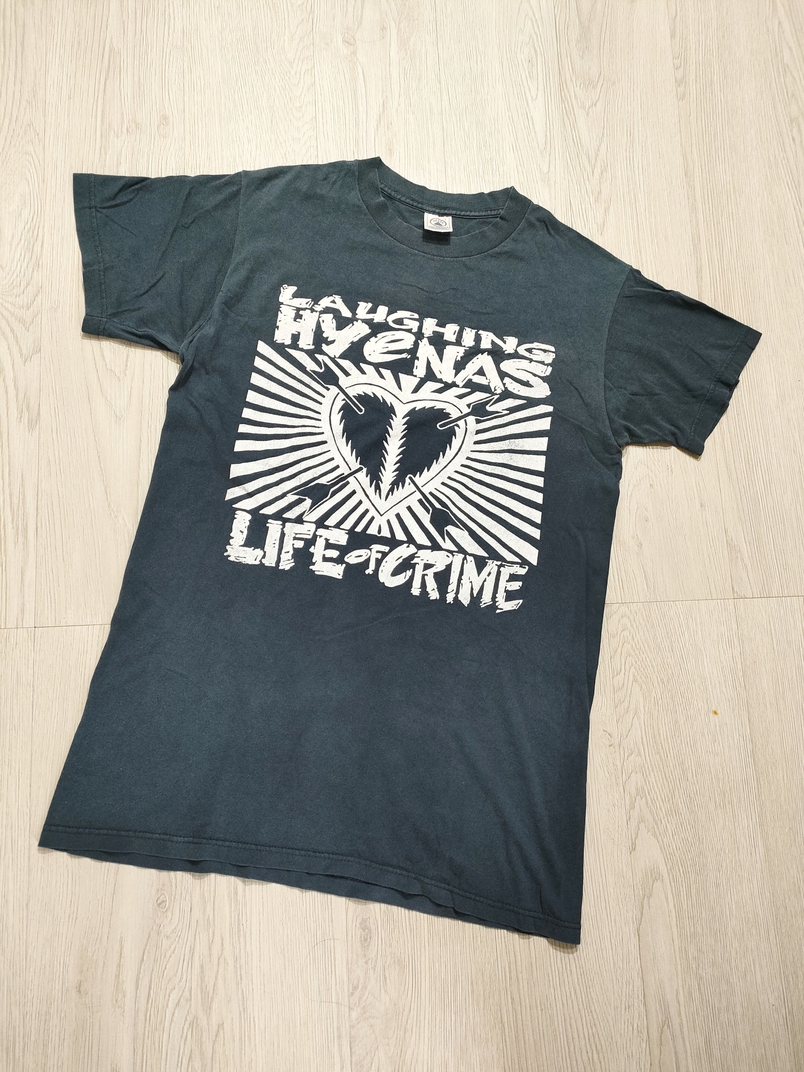 Band Tees 90s LAUGHING HYENAS "Life Of Cryme" Vintage Band Tee Grunge Size US L / EU 52-54 / 3 - 10 Thumbnail