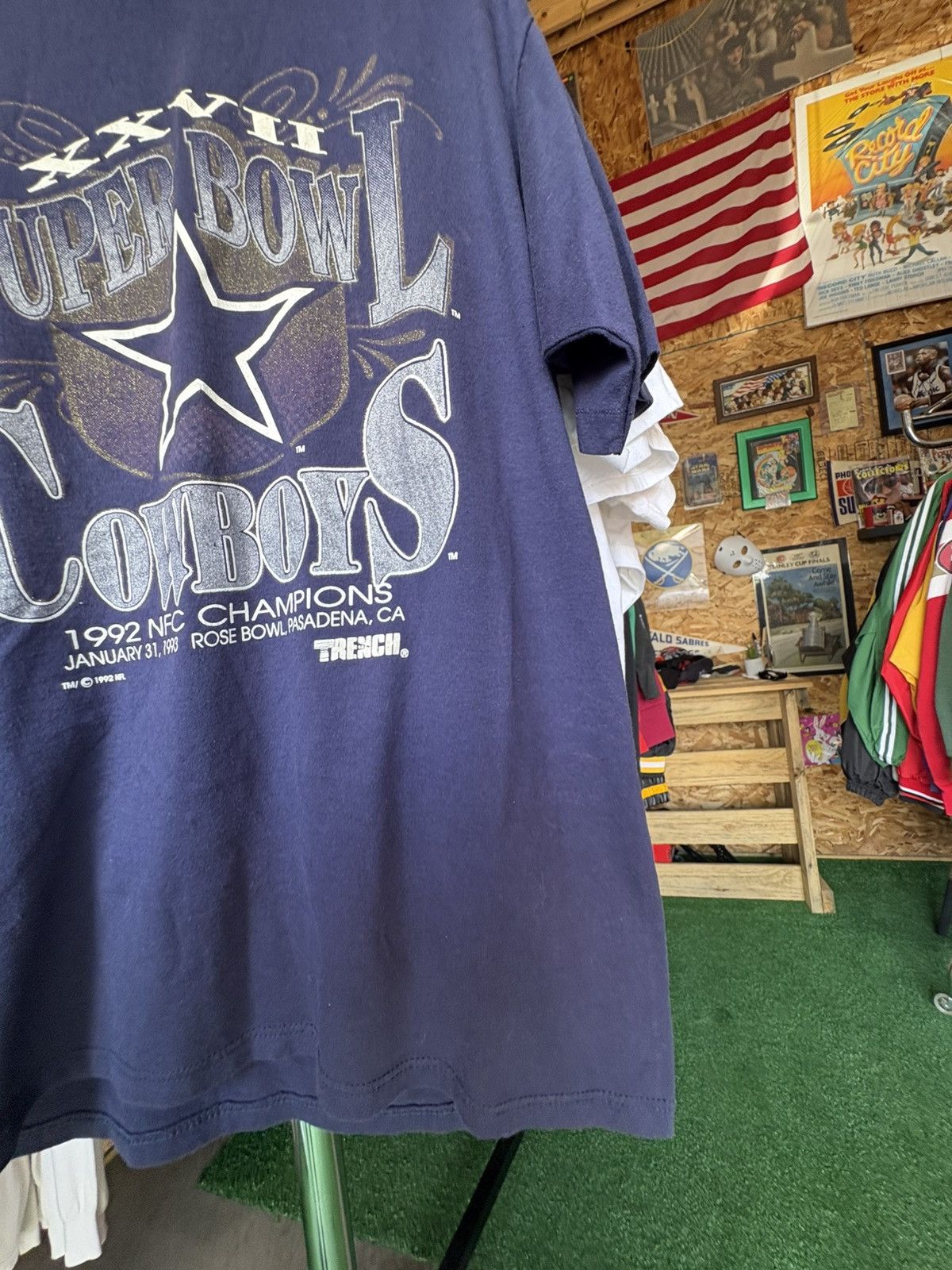 NFL Vintage 1992 Dallas Cowboys Super Bowl T-Shirt Size US XL / EU 56 / 4 - 3 Thumbnail