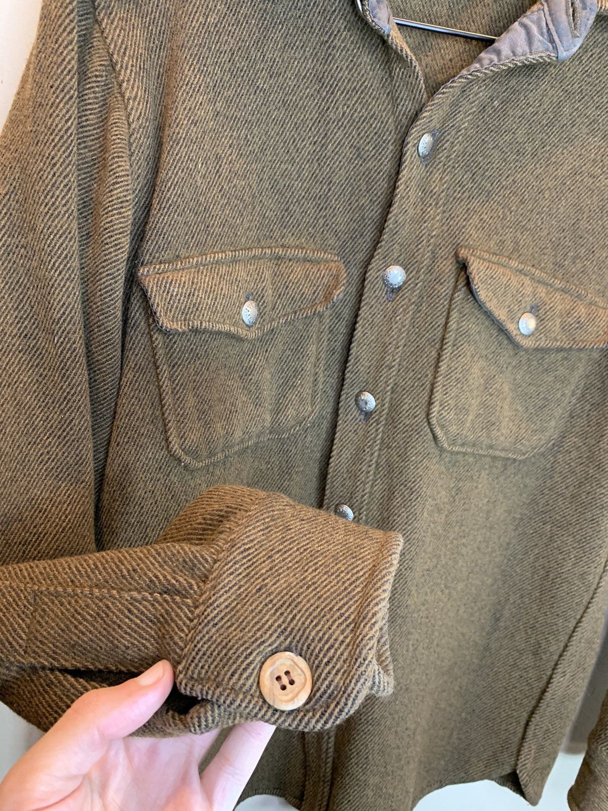 Woolrich Woolen Mills *RARE* Vintage 70’s Woolrich Two Pocket Button Shirt Jacket Size US M / EU 48-50 / 2 - 3 Thumbnail