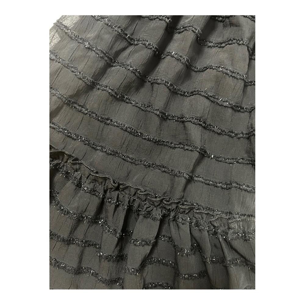 Other Miken l NWT Black Ruffled Dress Small Size S / US 4 / IT 40 - 8 Thumbnail
