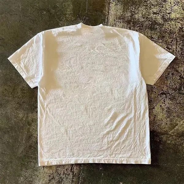 Designer Kihara x ishi White vintage cucumber print cotton t-shirt Size US L / EU 52-54 / 3 - 8 Thumbnail