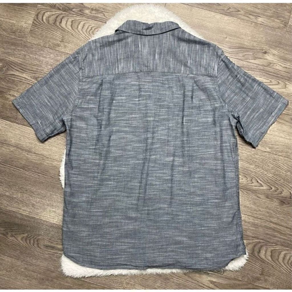 Woolrich Woolen Mills Woolrich Shirt Mens S Short Sleeve Casual Button Up Chambray Size US S / EU 44-46 / 1 - 6 Thumbnail