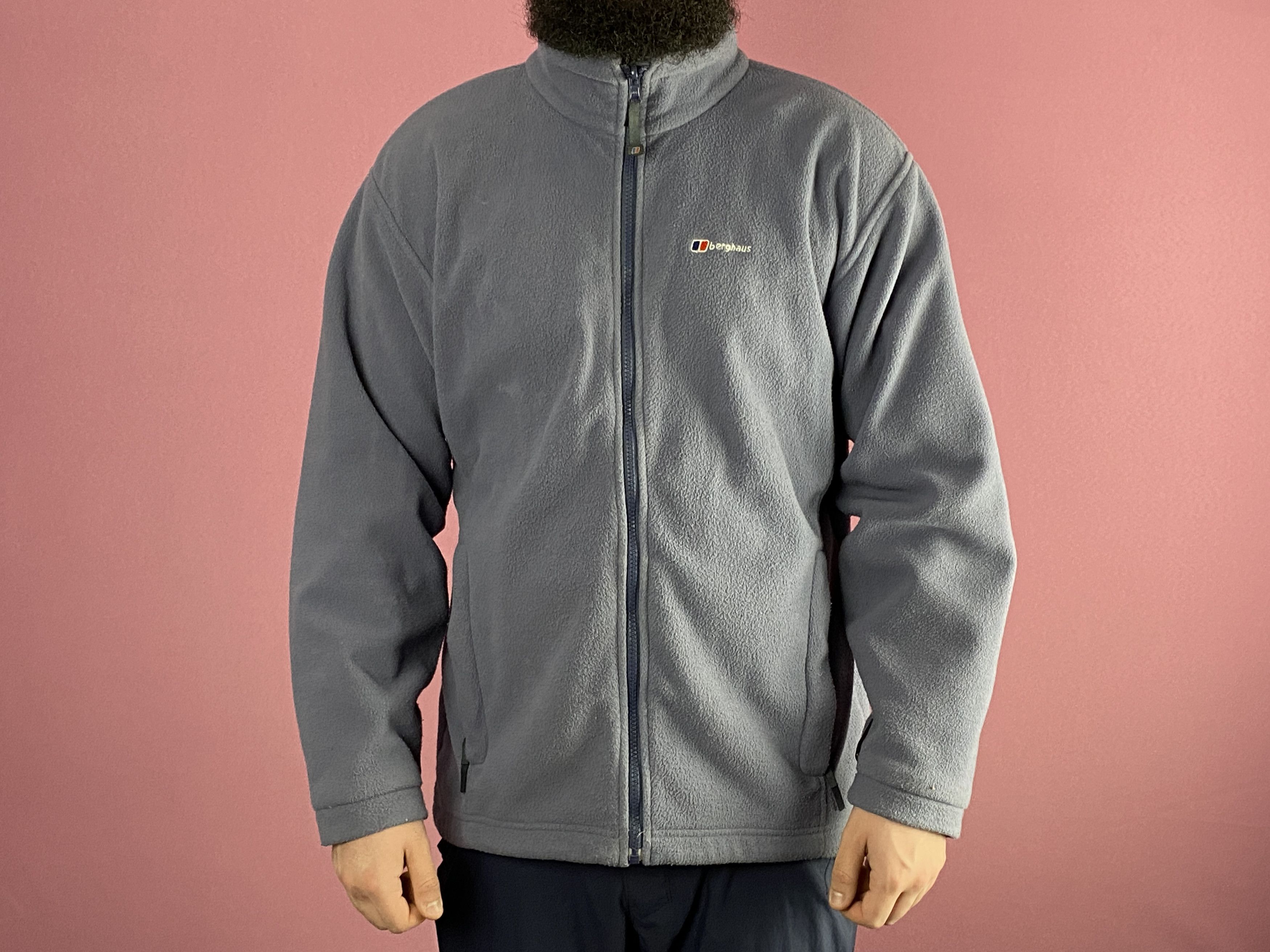 Berghaus × Vintage Berghaus Vintage Men's Full Zip Fleece Jacket - L Size US L / EU 52-54 / 3 - 1 Thumbnail