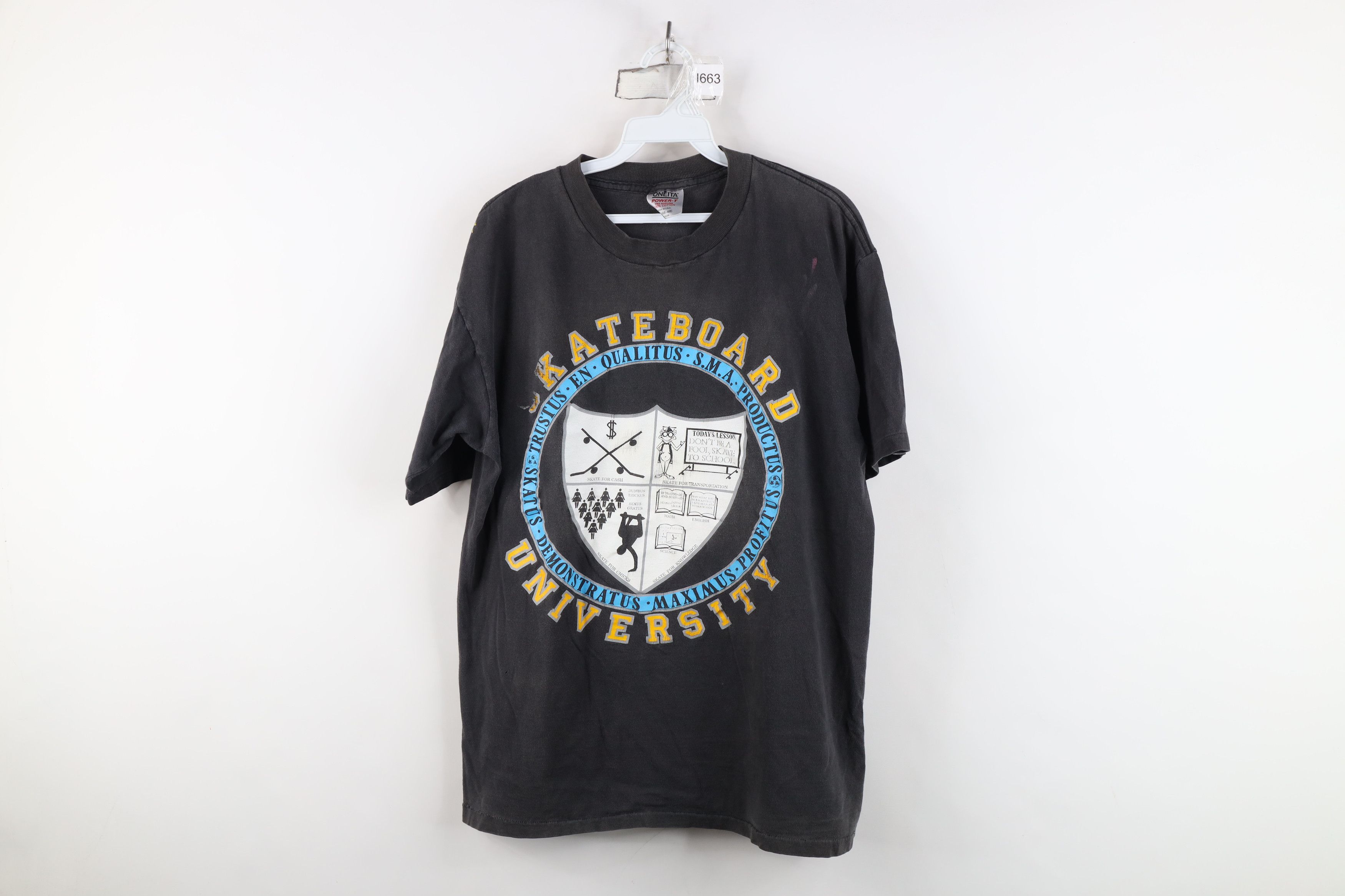 Vintage Vintage 80s 90s Santa Monica Airlines Skateboarding T-Shirt Size US XL / EU 56 / 4 - 1 Thumbnail