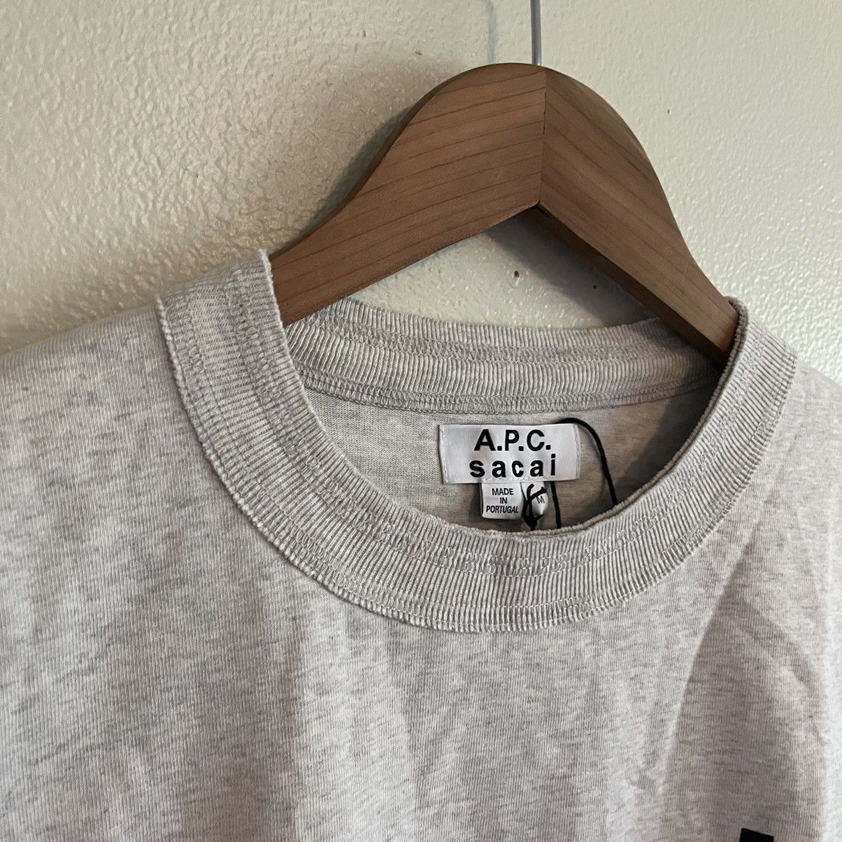 A.P.C. × Sacai Side Zip Taiyo Tee Size US M / EU 48-50 / 2 - 5 Thumbnail