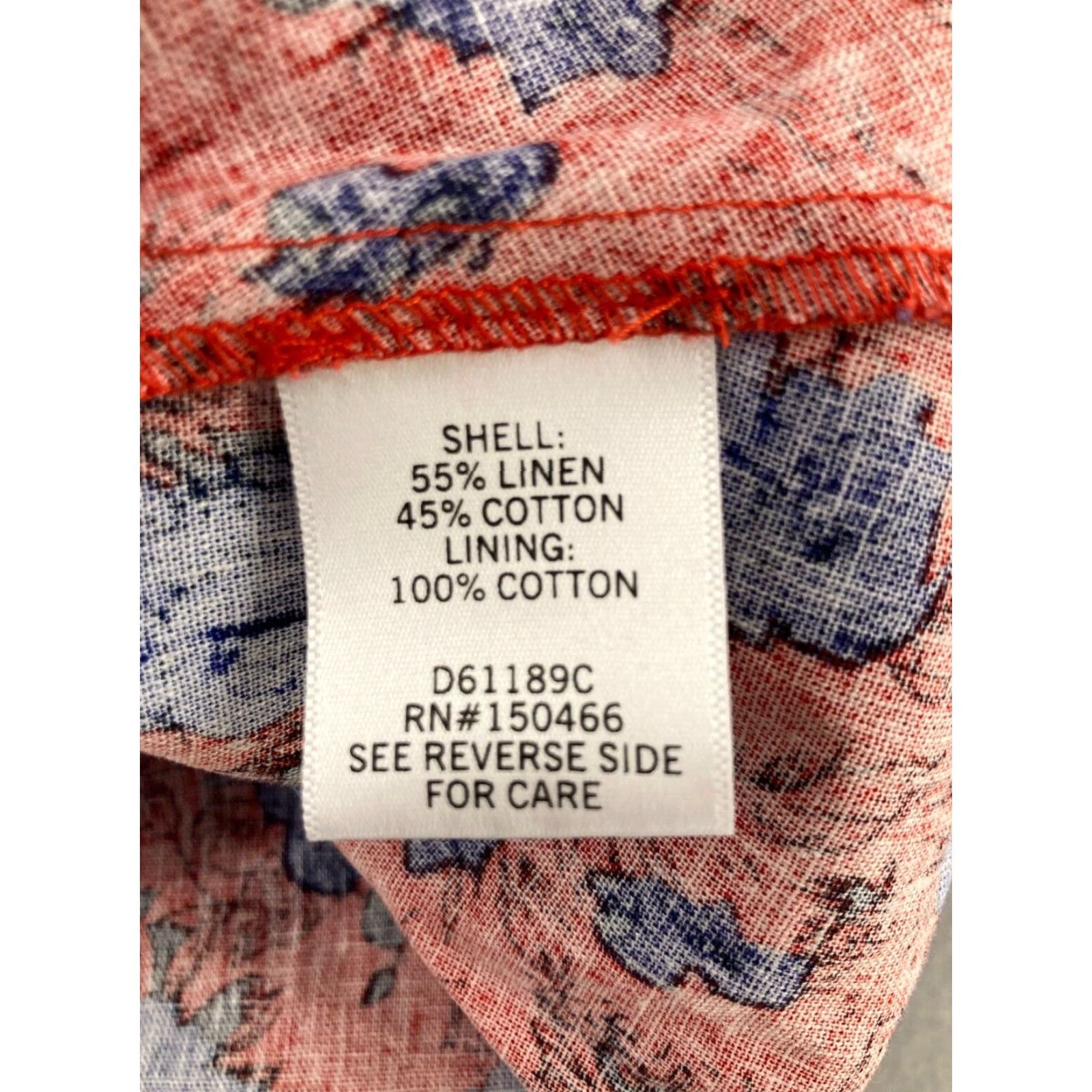 Market Market and Spruce Dress Womens S Red Blue Floral Size S / US 4 / IT 40 - 3 Thumbnail