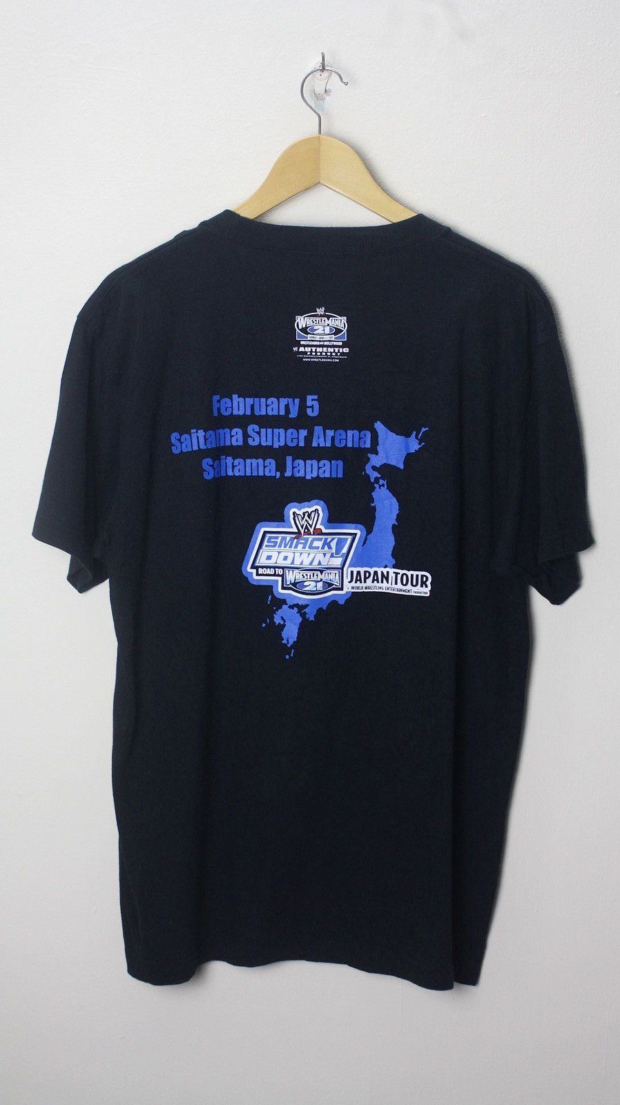 Vintage × WWE Vintage WWE 2004 Wrestlemania Japan Tour Shoot Tag Size US L / EU 52-54 / 3 - 2 Thumbnail