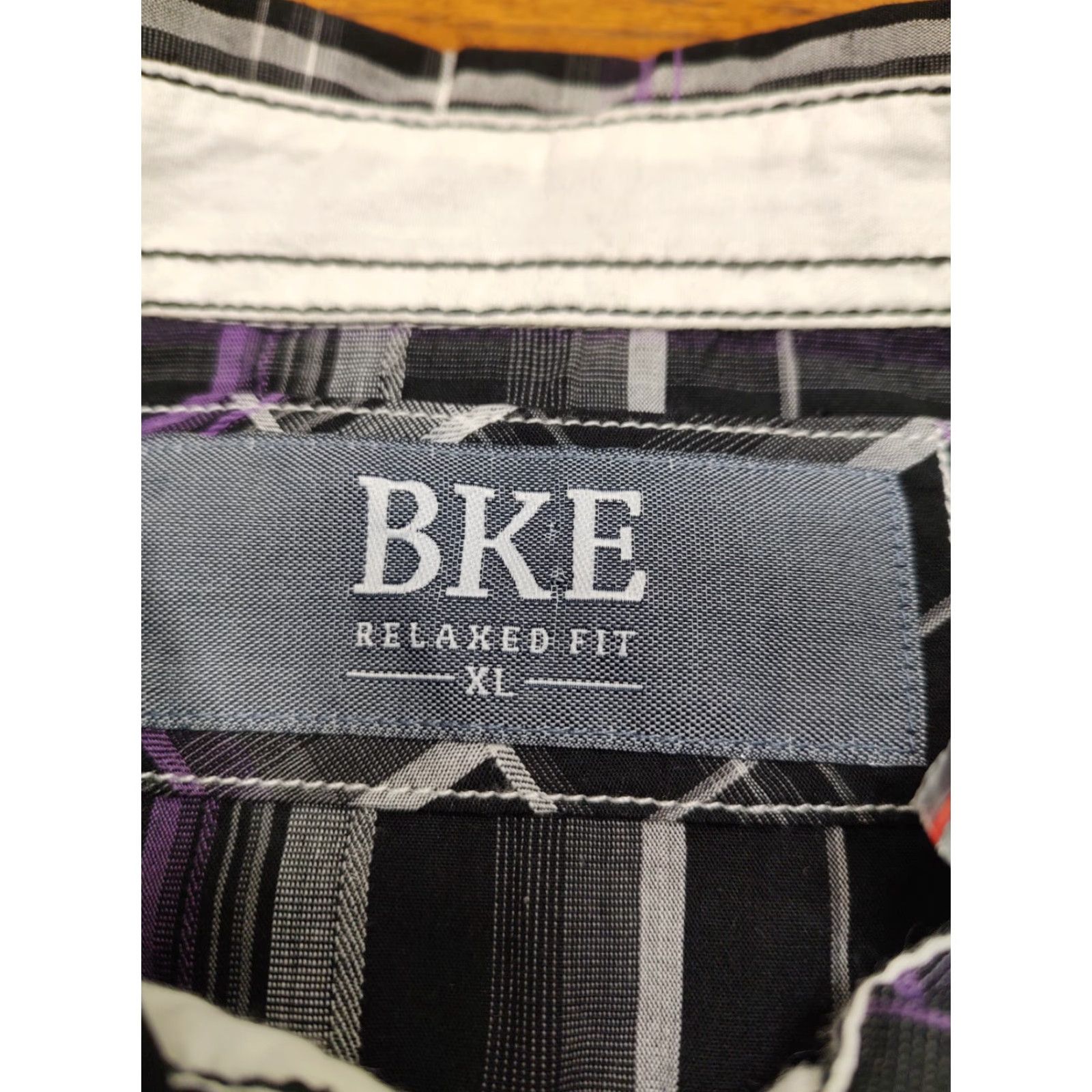 Vintage BKE Shirt Mens XL Black Pearl Snap Long Sleeve Plaid Western Casual Size US XL / EU 56 / 4 - 5 Thumbnail