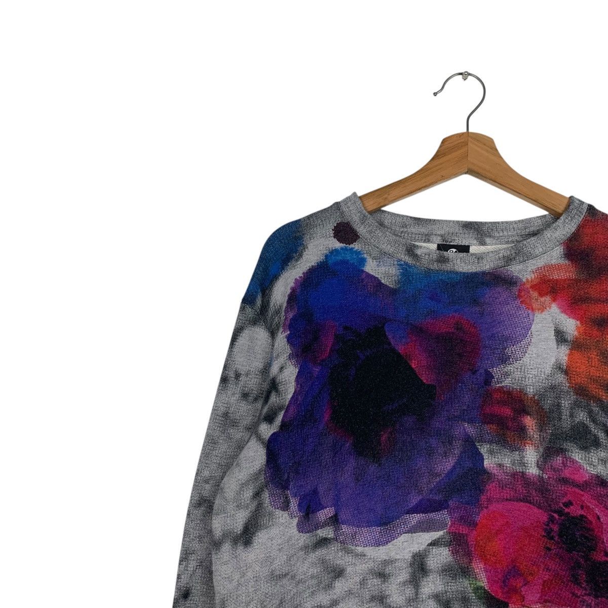 Paul Smith PAUL SMITH Artwork Graphics Cropped Sweatshirt #1853-C81 Size M / US 6-8 / IT 42-44 - 6 Thumbnail