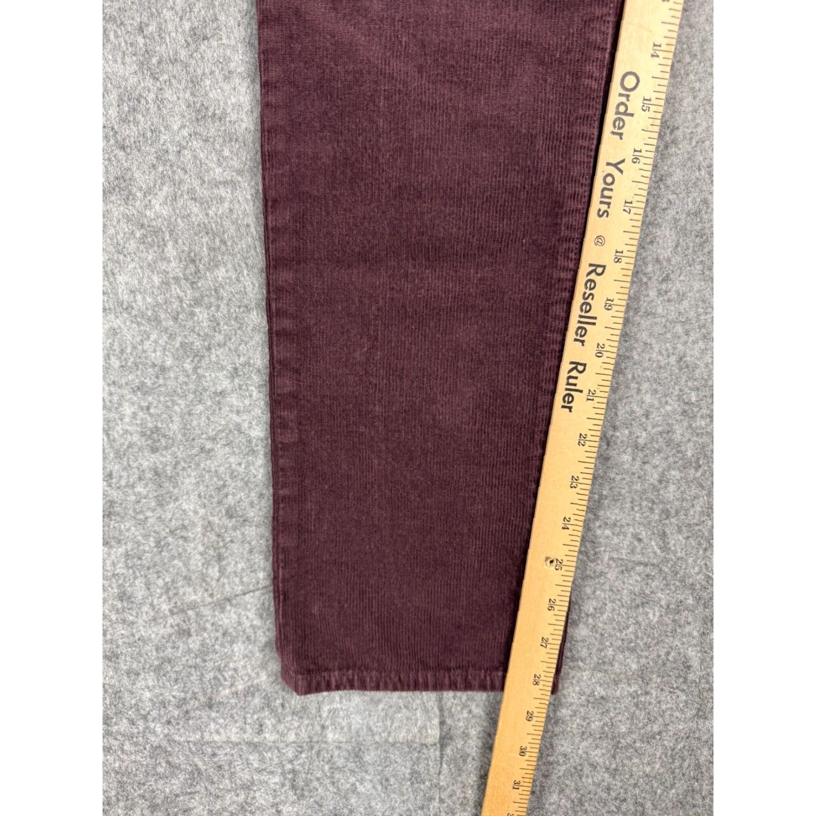 Sid Mashburn Sid Mashburn Corduroy Pants Men 32 x 29 Red Slim Cotton Button Fly Chino Mens Size US 32 / EU 48 - 8 Thumbnail