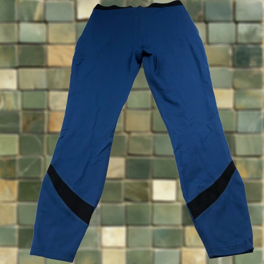 Vintage Betabrand Pants Blue High Rise Vitalize Large Long 31W 28L Nylon Rayon Elastane Women Size 36" / US 14 / IT 50 - 1 Thumbnail