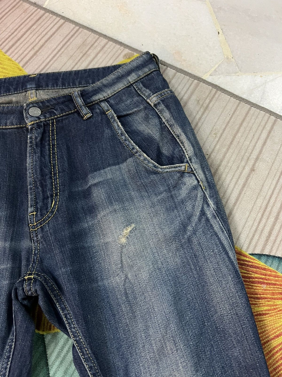 Hysteric Glamour 💥Vintage Hysteric Glamour Distress Short Jean Very Rare Size US 30 / EU 46 - 8 Thumbnail