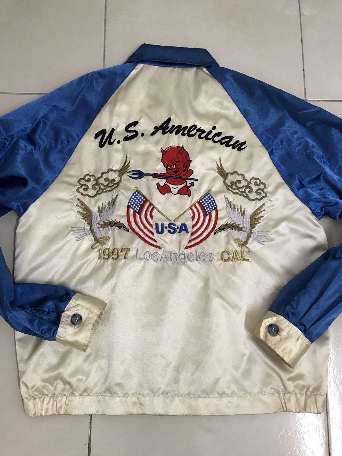 Japanese Brand × Tedman Vintage 90s Sukajan Souvenir Jacket Tedmans Size US M / EU 48-50 / 2 - 8 Thumbnail