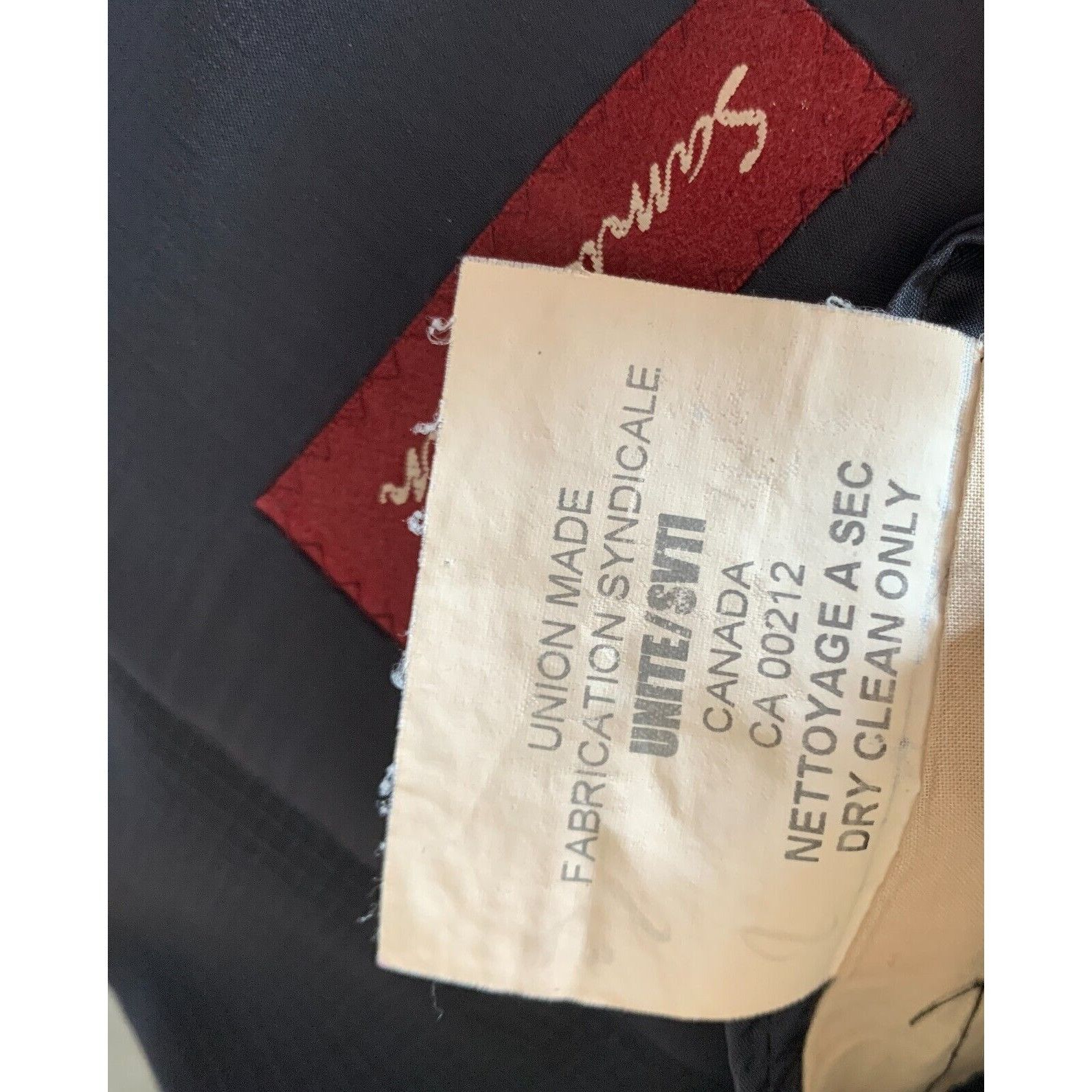 Samuelsohn Samuelsohn Blazer Men's Size 44L TALL Navy Wool Union Made S Size 44L - 12 Thumbnail
