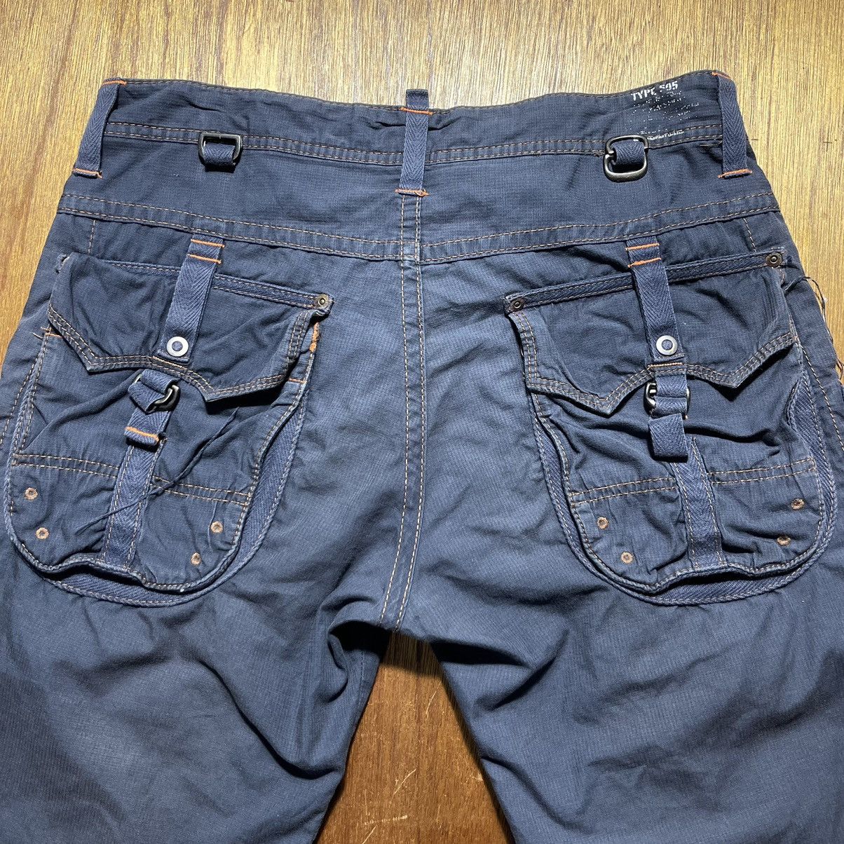 Edwin Edwin 505 Khaki Short Cargo Tactical Pocket Pants Size 34’ Size US 34 / EU 50 - 12 Thumbnail