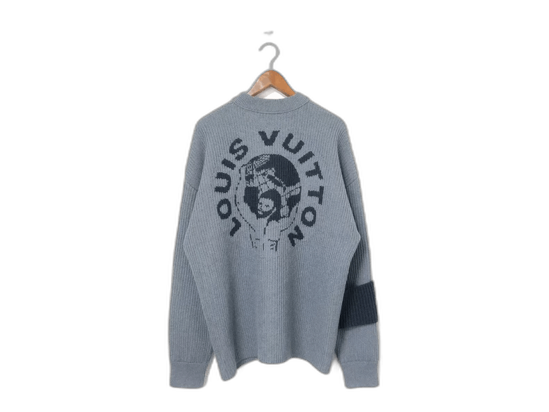 Louis Vuitton Louis Vuitton Gray Earth Sweater Size S Size US S / EU 44-46 / 1 - 1 Thumbnail