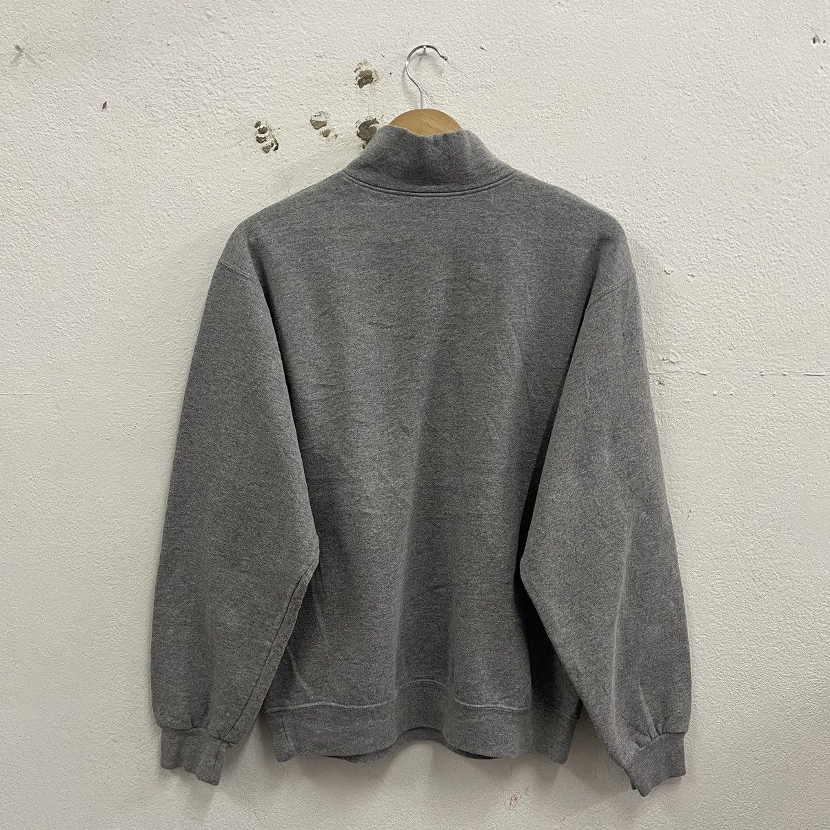 Vintage 🔥Vintage Embroidered Logo Half Zipper Sweatshirts Size US M / EU 48-50 / 2 - 2 Thumbnail