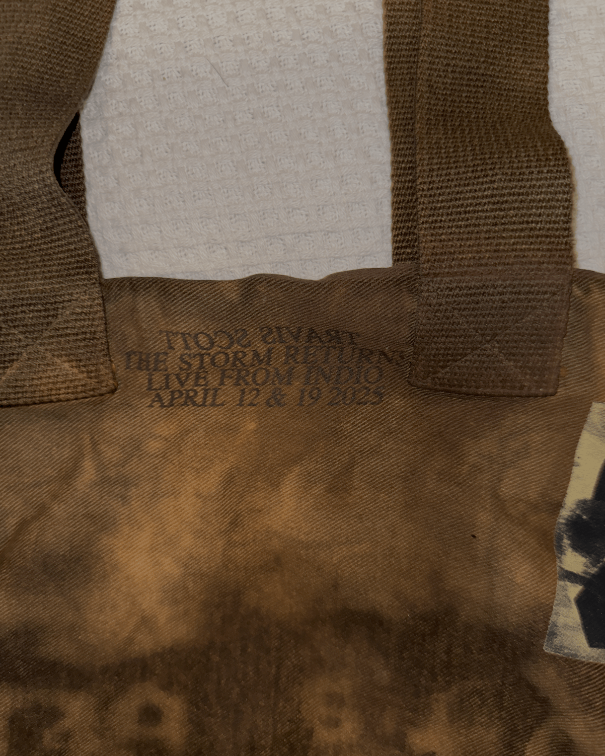 Travis Scott Travis Scott Coachella 2025 Tote Bag Size ONE SIZE - 3 Thumbnail