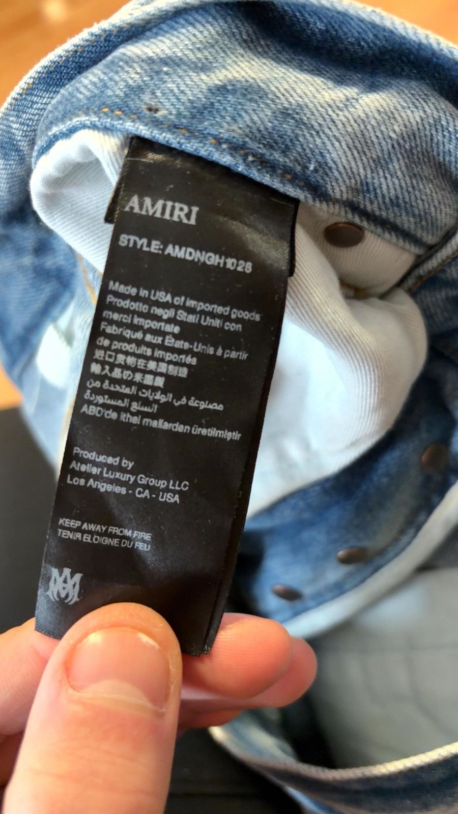 Amiri Amiri Carpenter Logo Patch Straight Leg Size US 32 / EU 48 - 12 Thumbnail