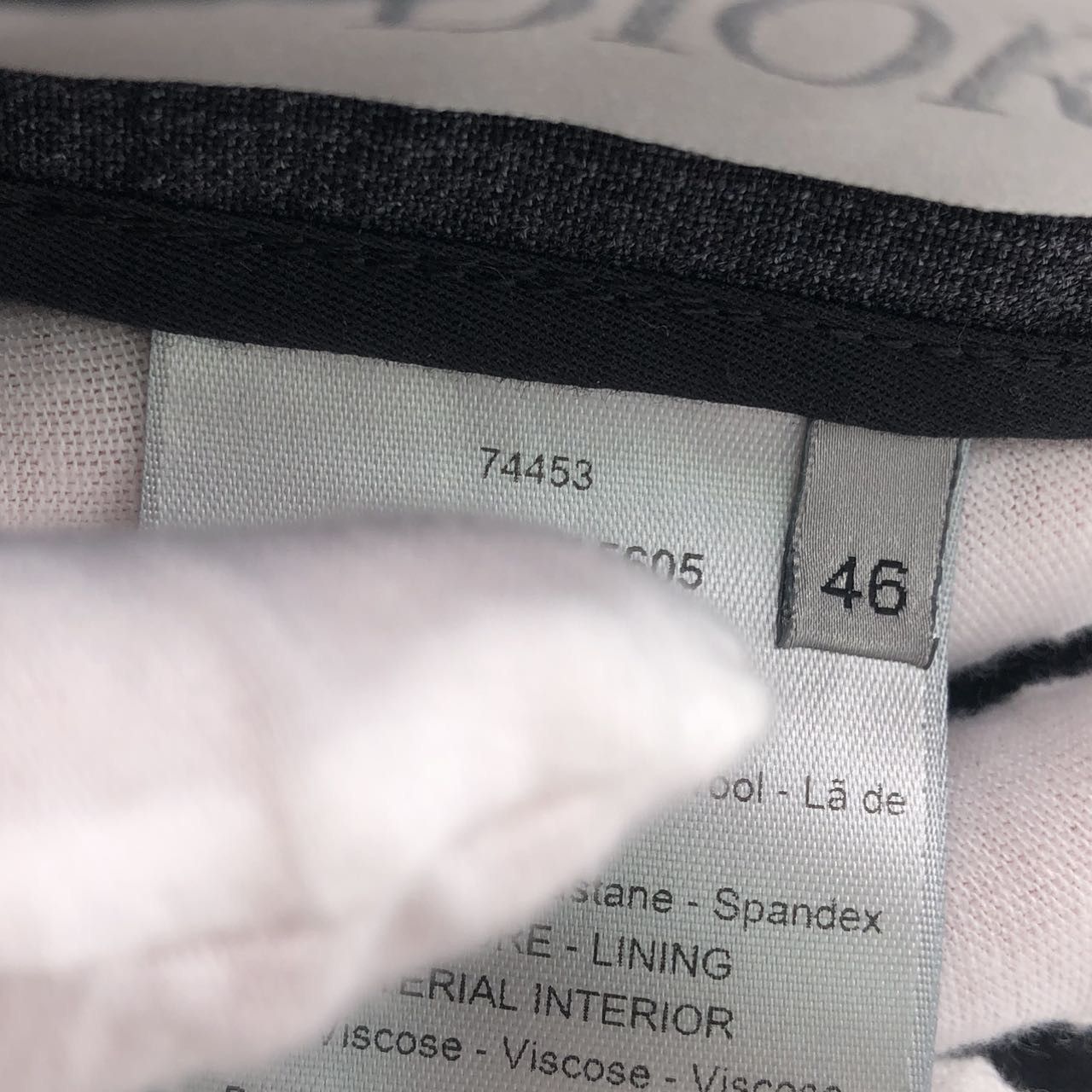 Dior Dior Solid Color High Waist Straight Casual Pants K26WX Size US 32 / EU 48 - 7 Thumbnail
