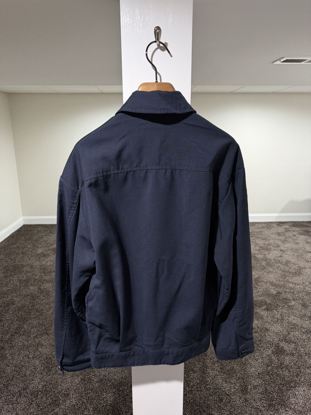 Miu Miu Miu Miu Mohair Blouson Zip Bomber Navy Blue Light Jacket Size XS / US 0-2 / IT 36-38 - 2 Thumbnail